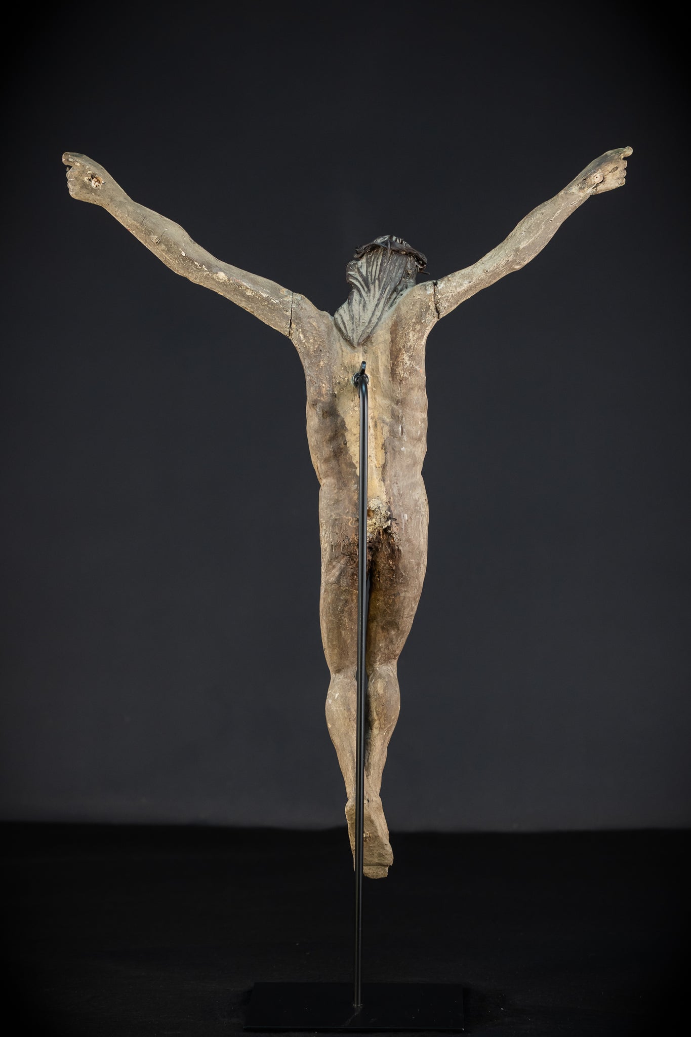 RARE Corpus Christi Naked Sculpture 18th C | 20.1”