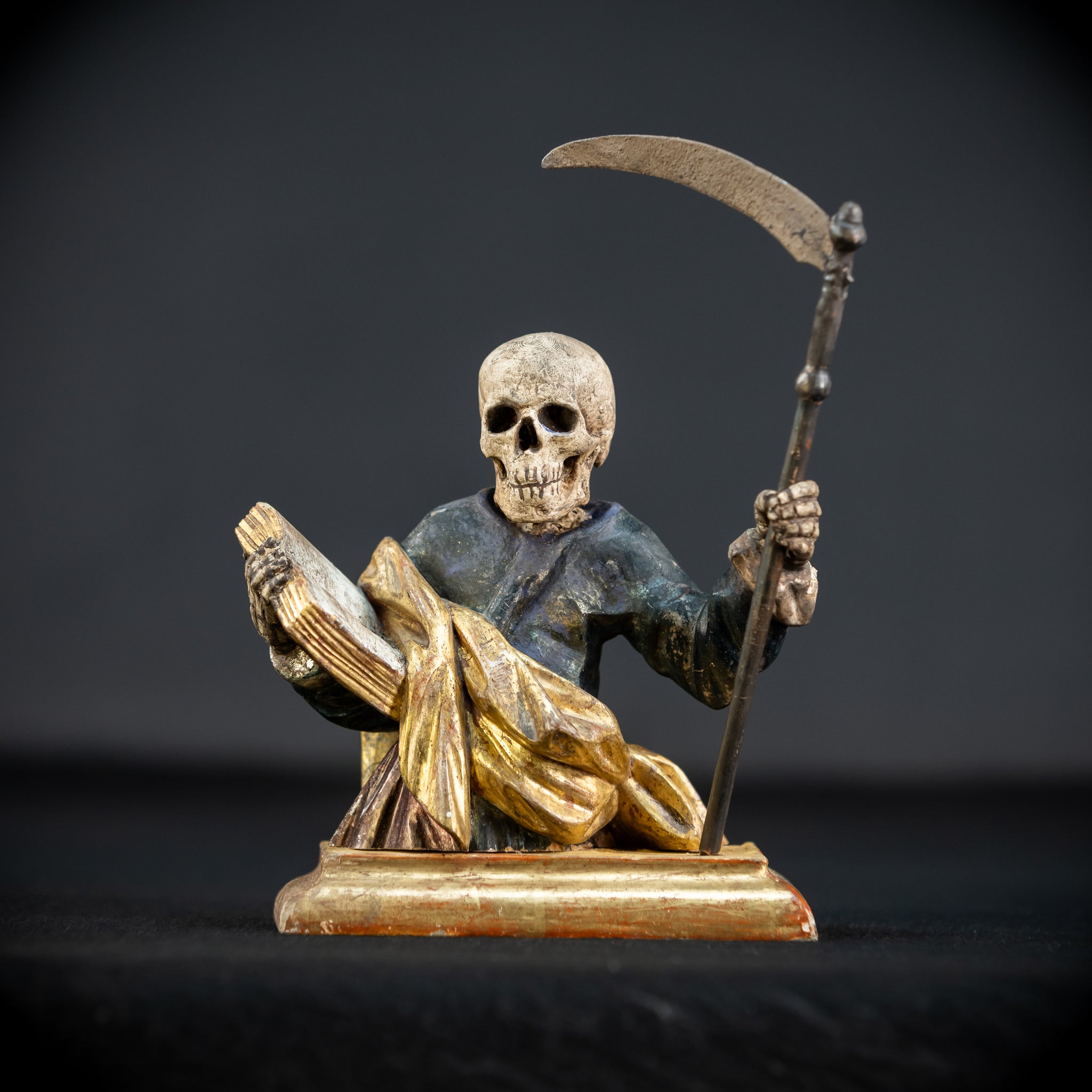 RARE Memento Mori | Antique 1700s | 7.1”/ 18 cm