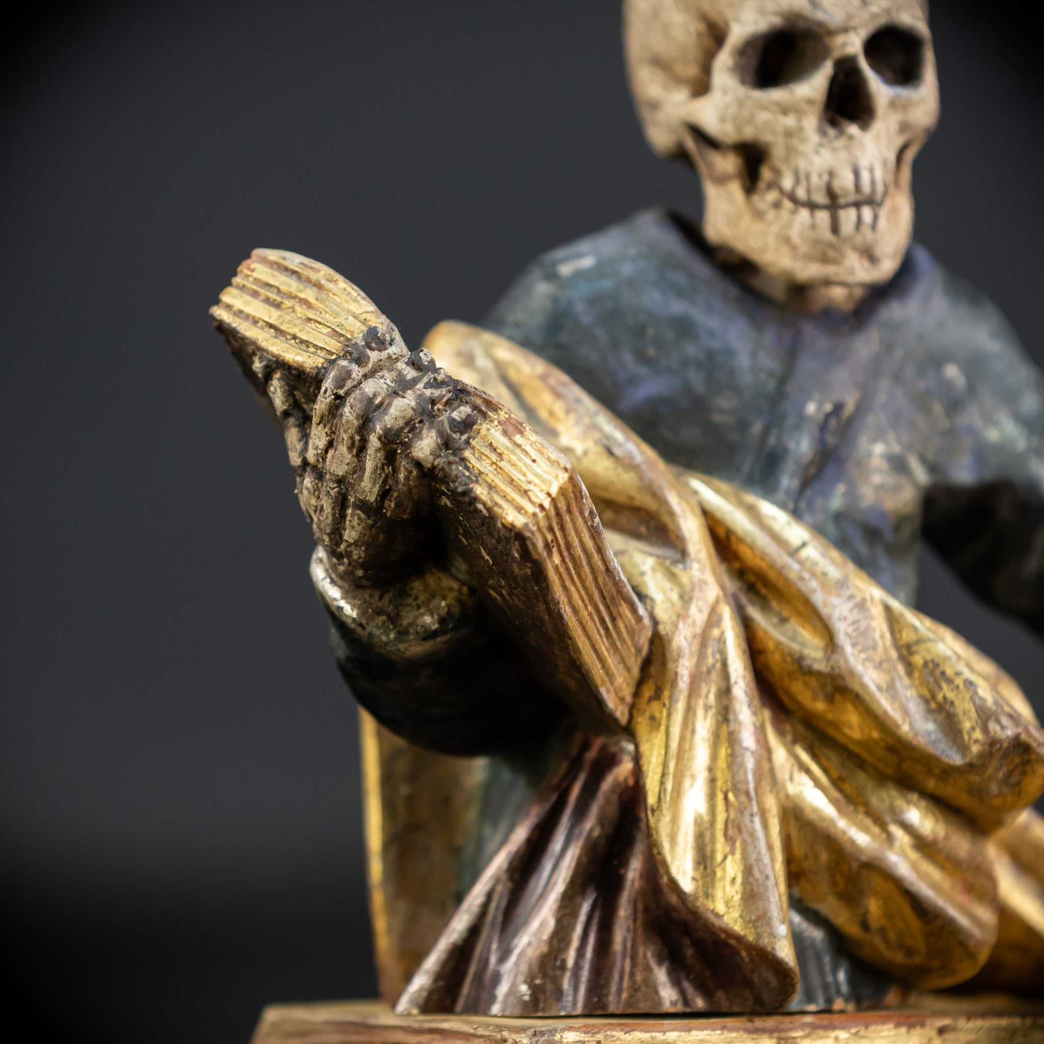 RARE Memento Mori | Antique 1700s | 7.1”/ 18 cm