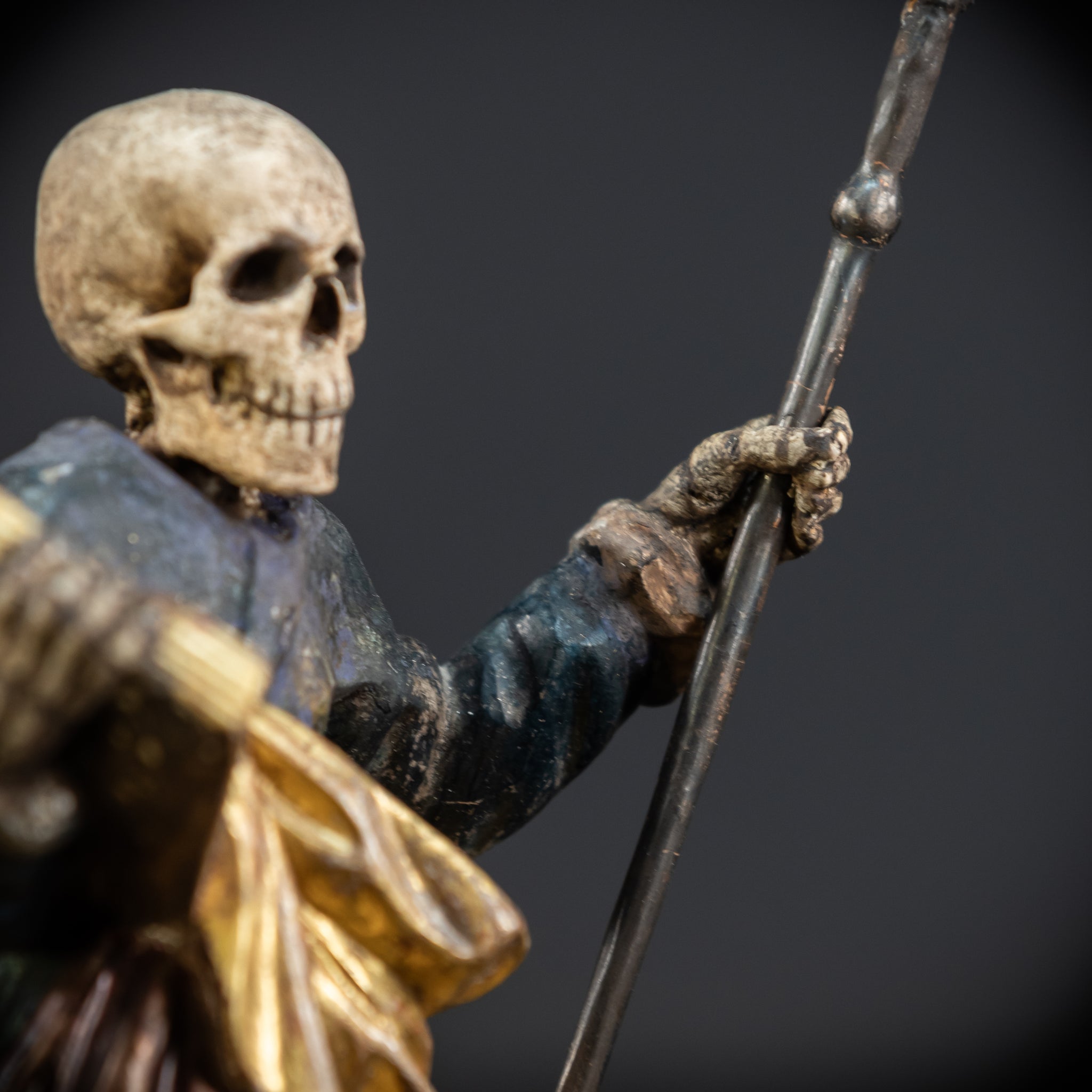 RARE Memento Mori | Antique 1700s | 7.1”/ 18 cm