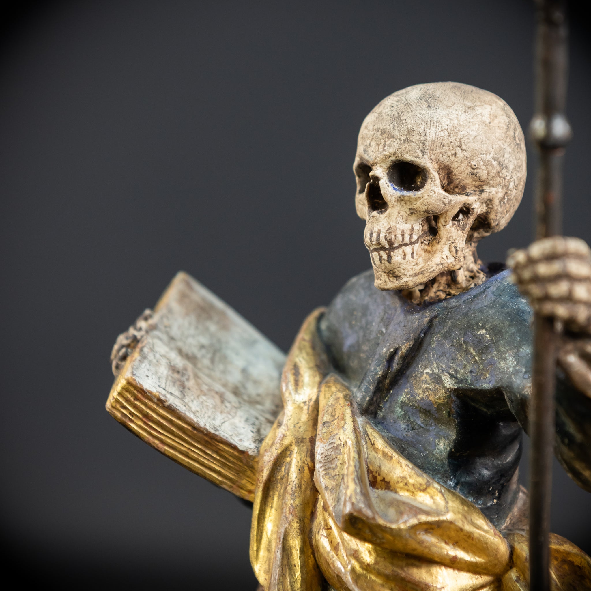 RARE Memento Mori | Antique 1700s | 7.1”/ 18 cm