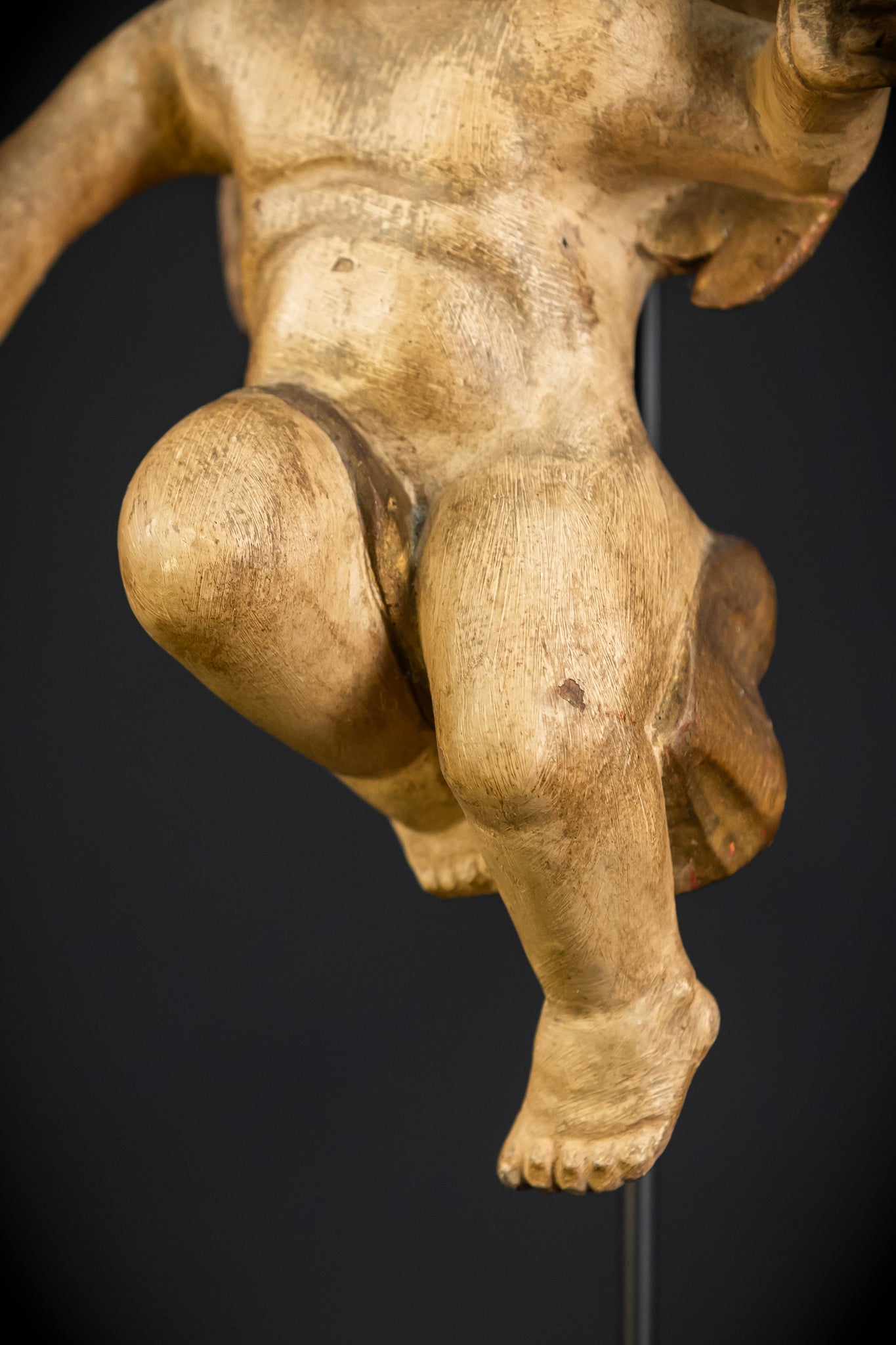 Angel Statues Pair | 1800s | 7.5"/ 19 cm