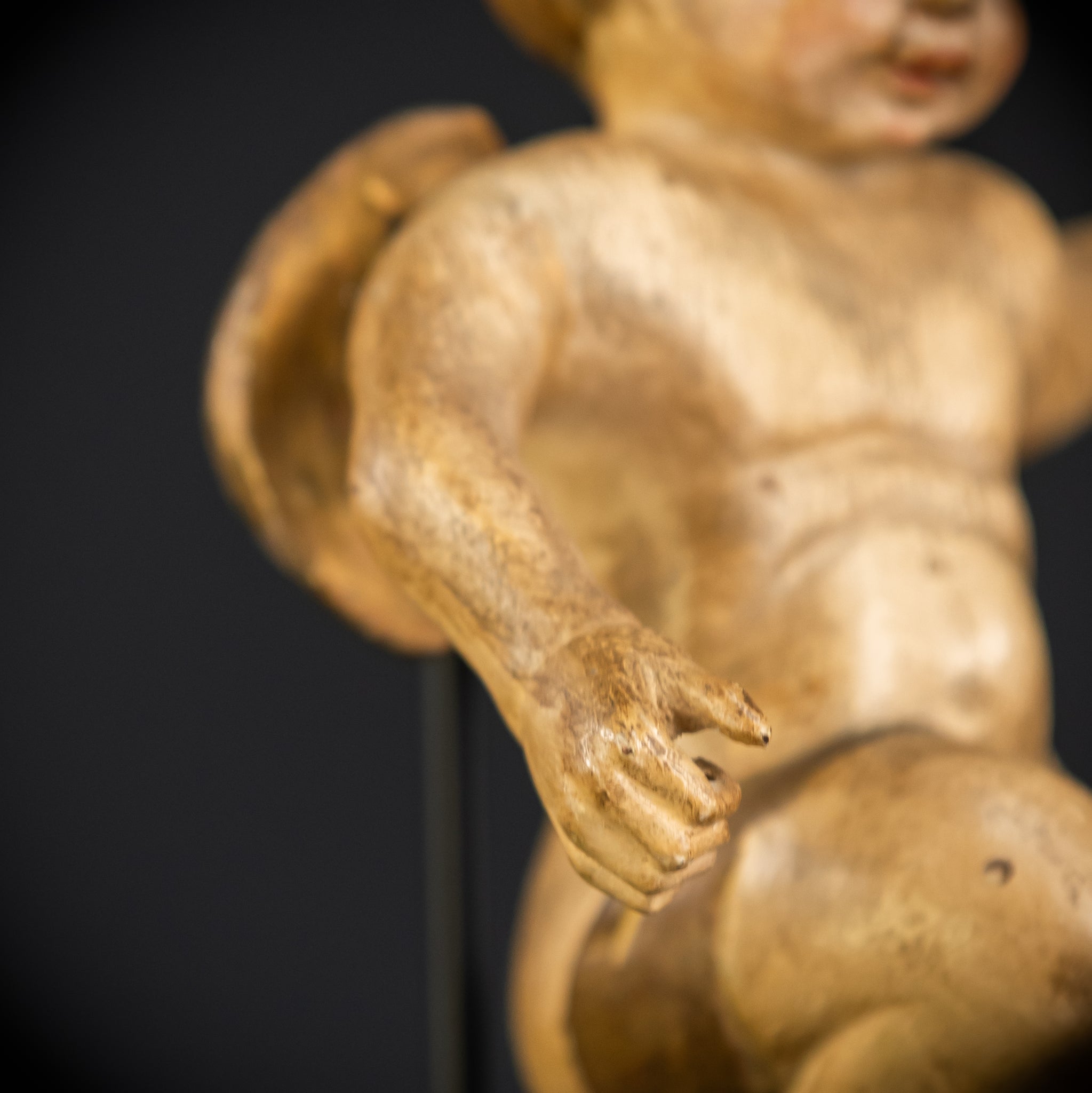 Angel Statues Pair | 1800s | 7.5"/ 19 cm
