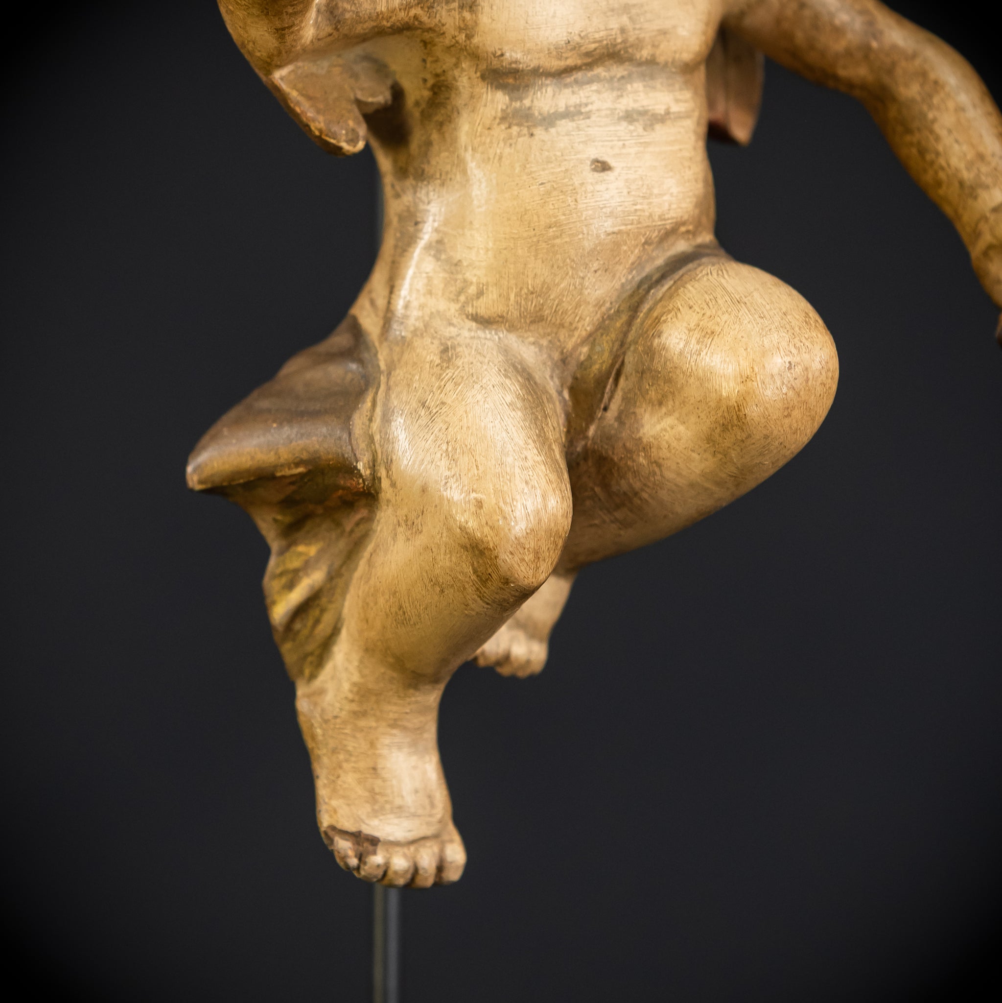 Angel Statues Pair | 1800s | 7.5"/ 19 cm