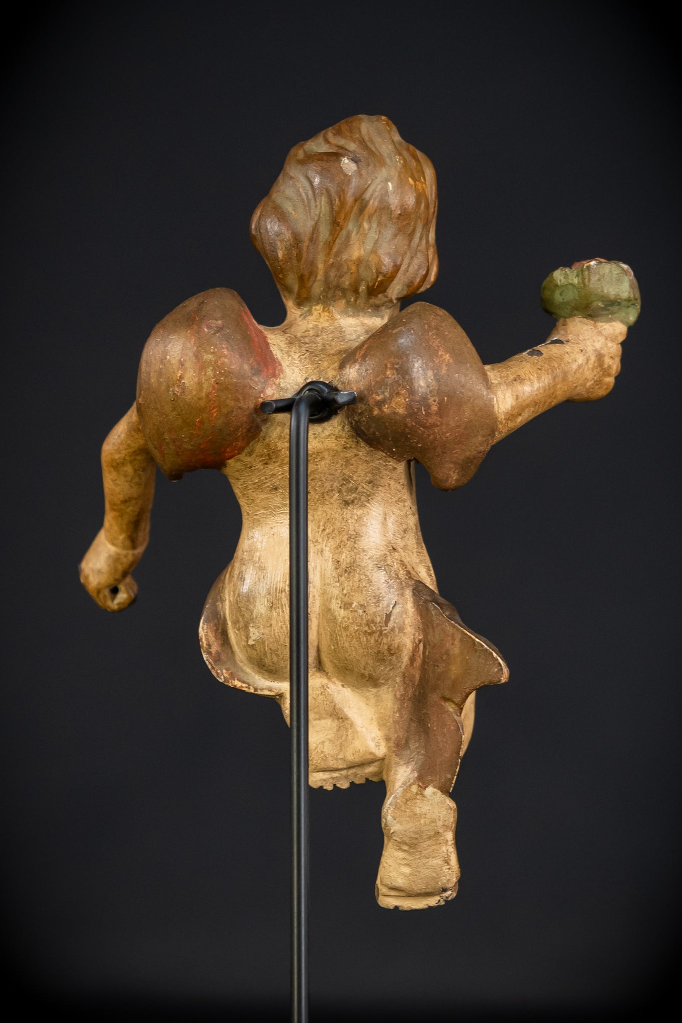 Angel Statues Pair | 1800s | 7.5"/ 19 cm