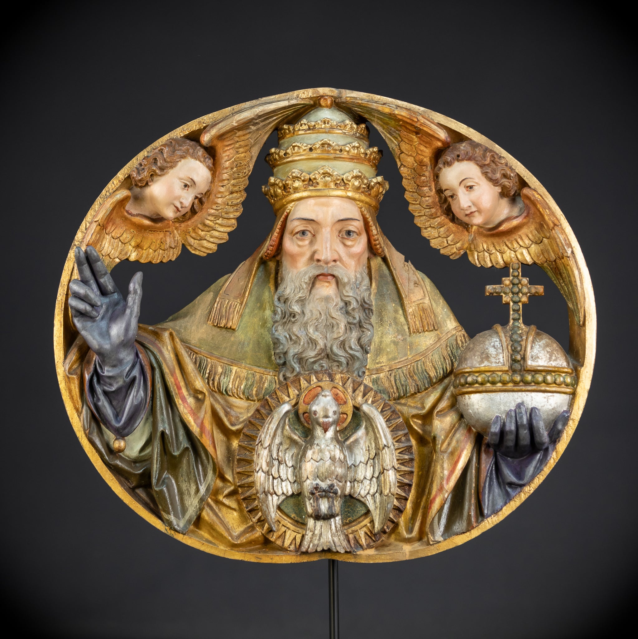 God the Father w Holy Spirit Baroque 17.3"