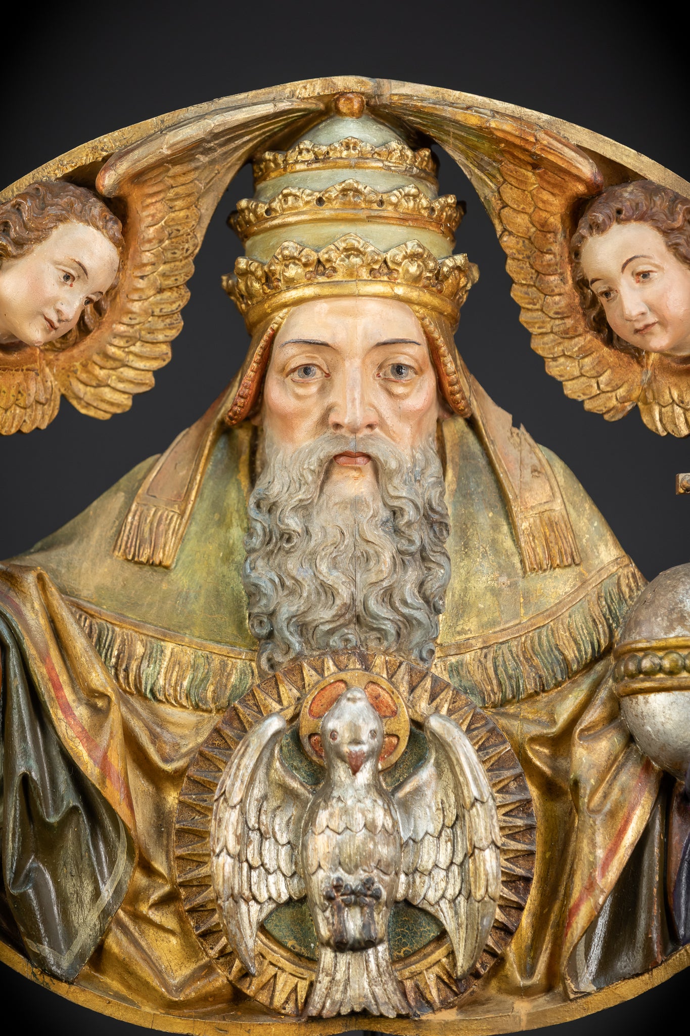 God the Father w Holy Spirit Baroque 17.3"