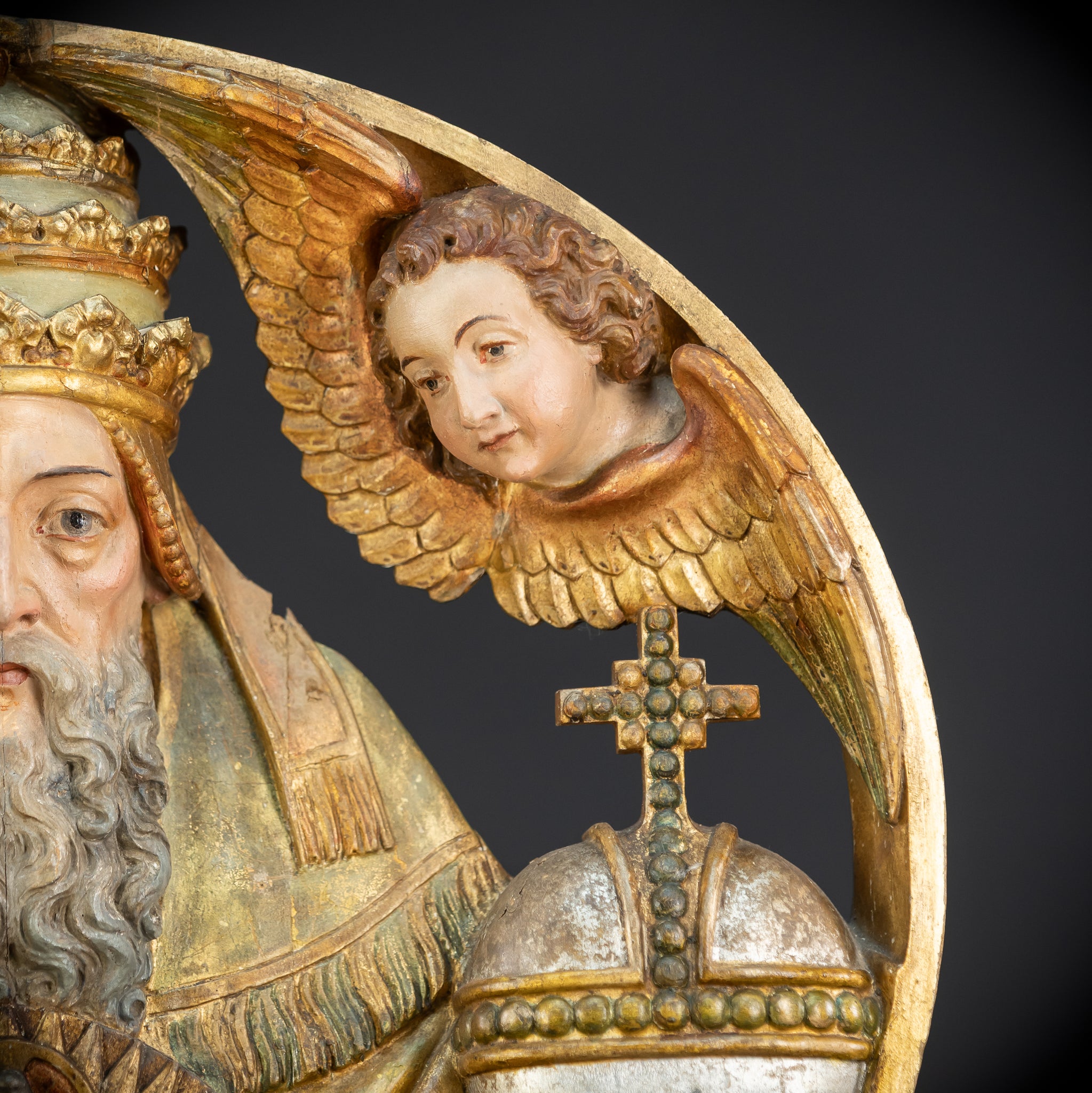 God the Father w Holy Spirit Baroque 17.3"