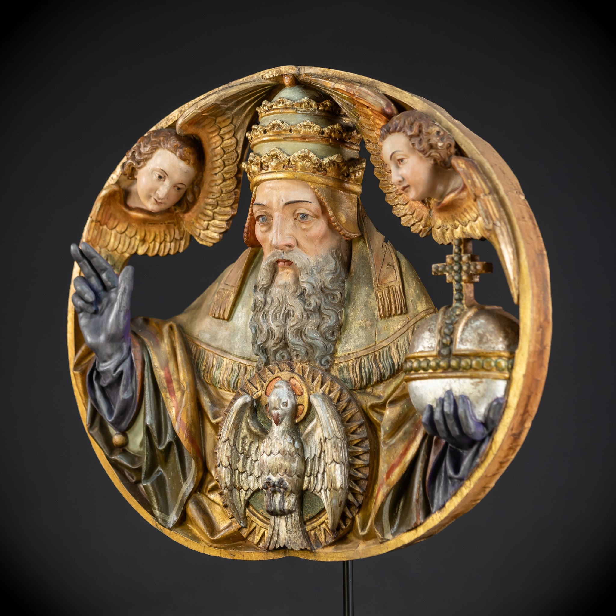 God the Father w Holy Spirit Baroque 17.3"
