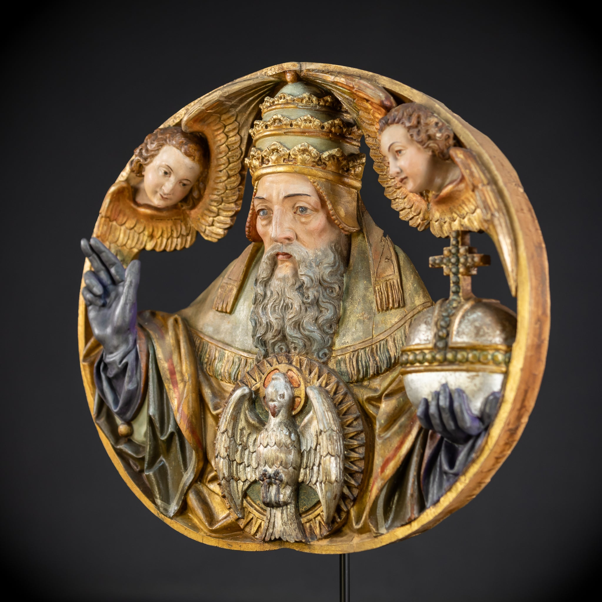 God the Father w Holy Spirit Baroque 17.3"