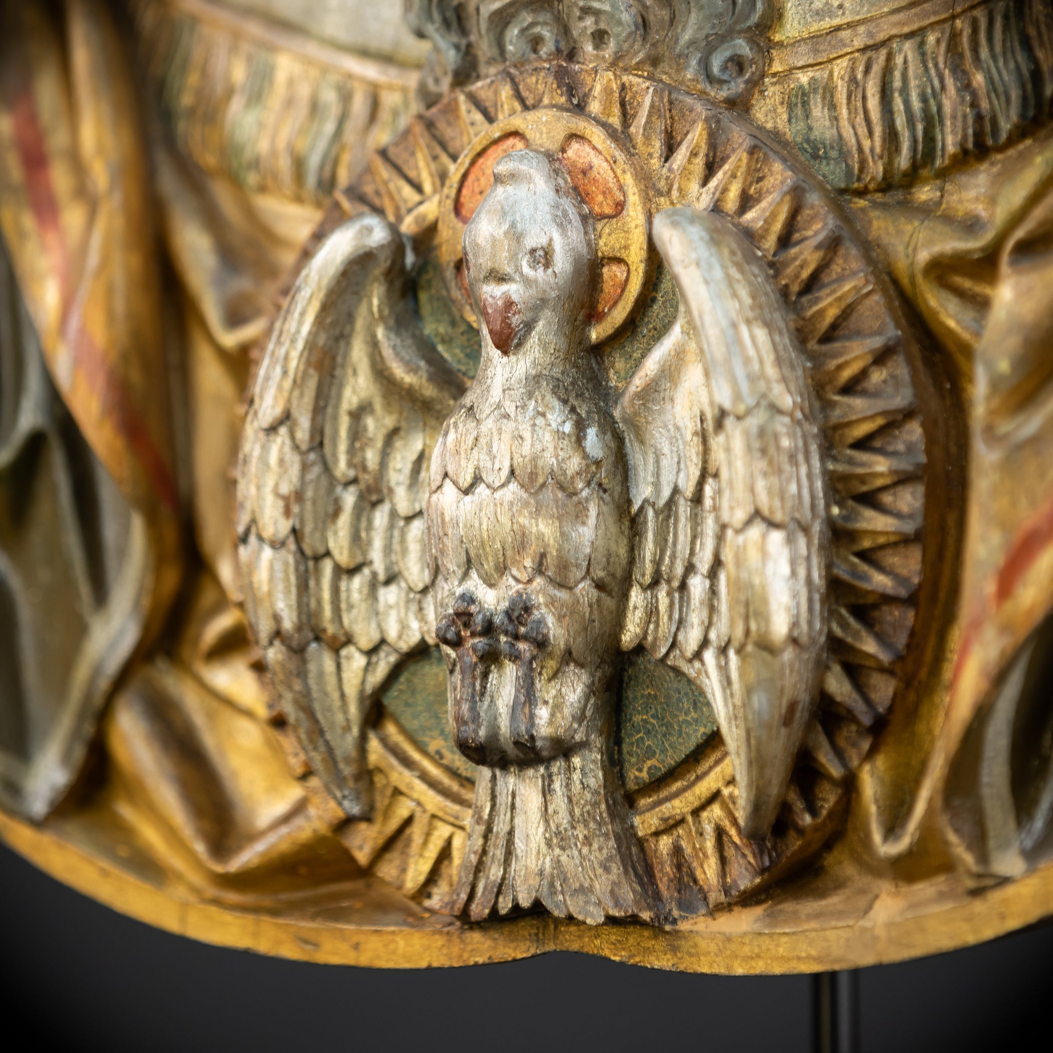 God the Father w Holy Spirit Baroque 17.3"