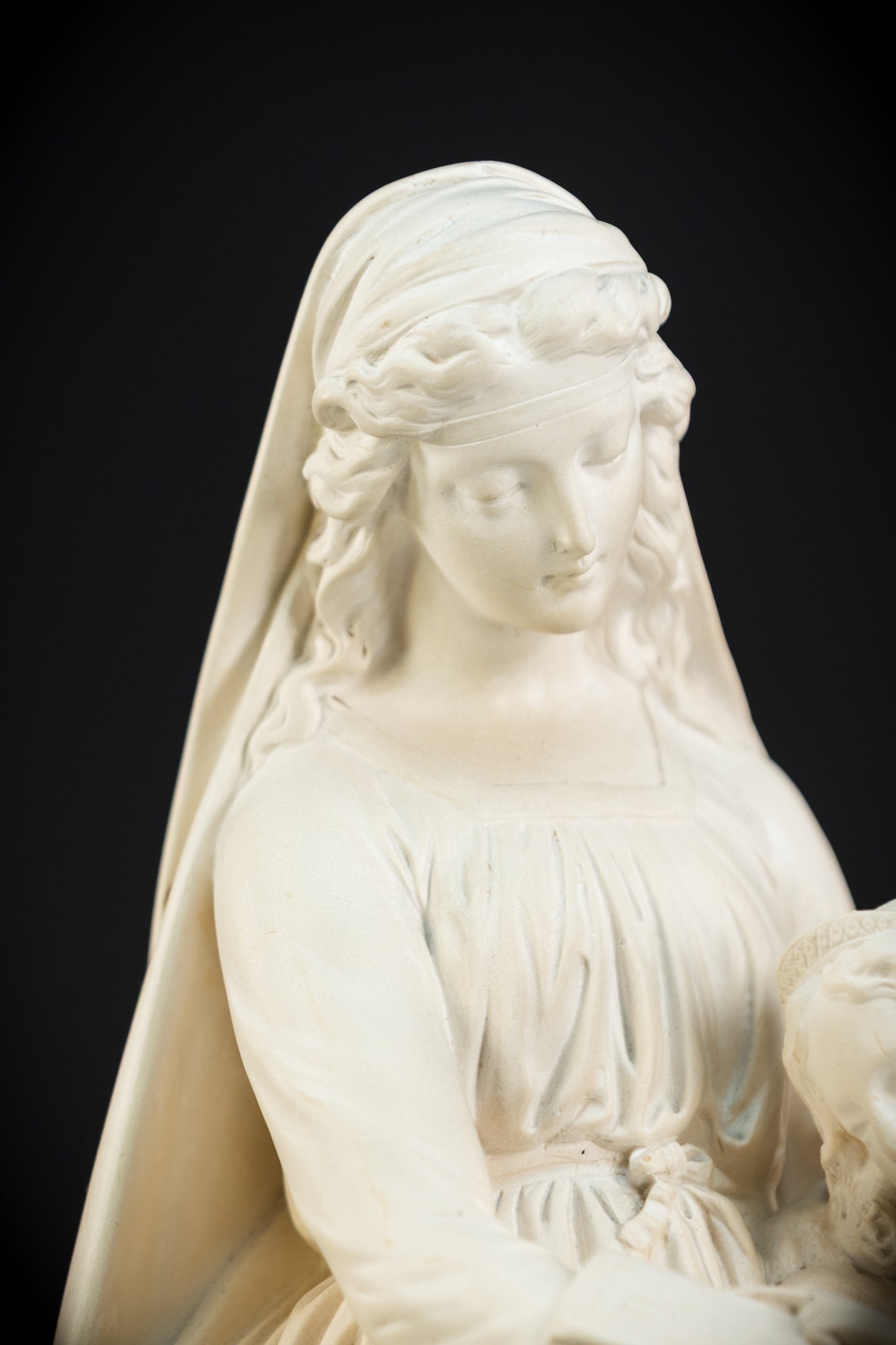 St Anne Teaching the Virgin Mary Meerschaum | 1800s Antique | 15.9"