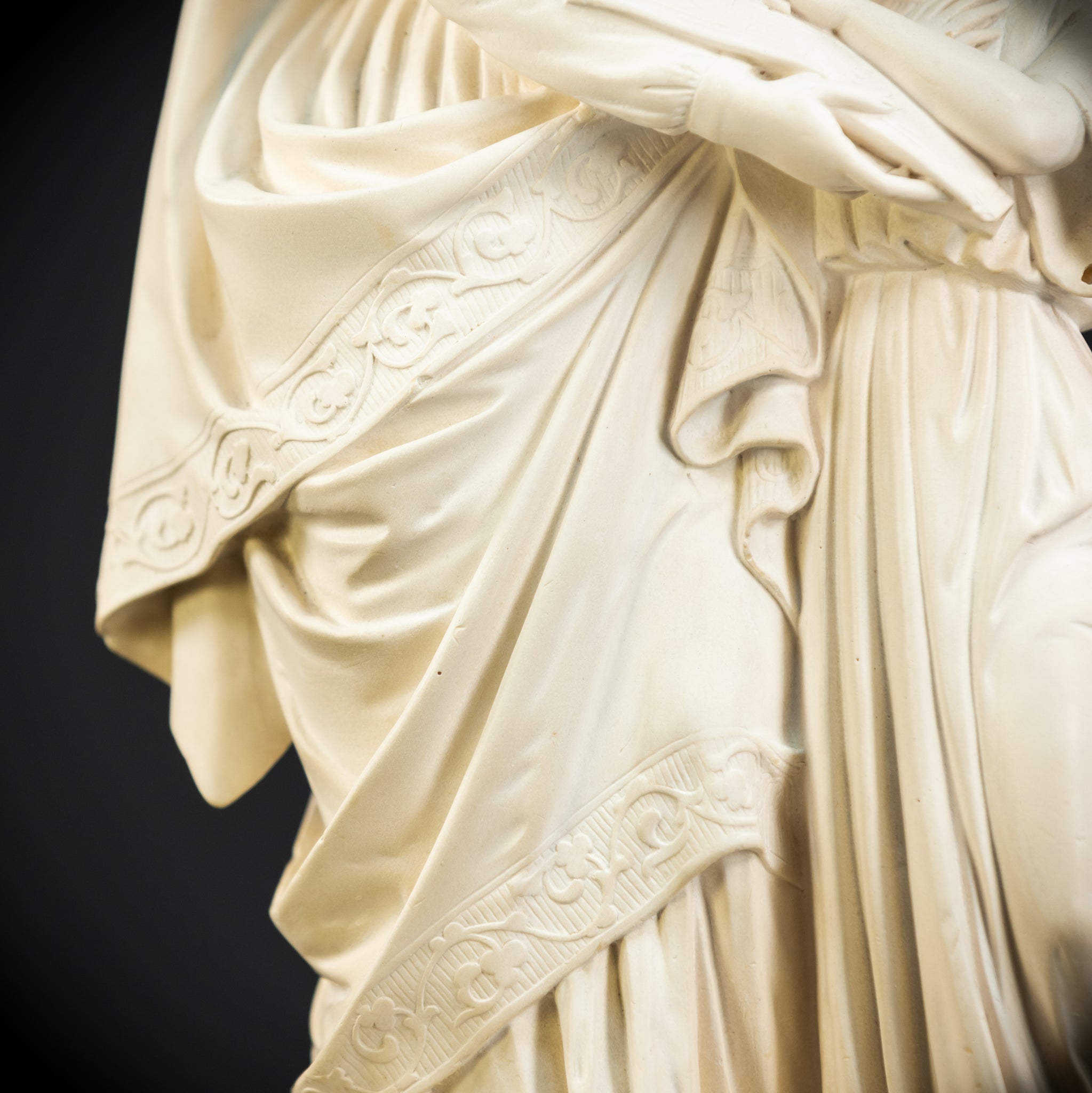 St Anne Teaching the Virgin Mary Meerschaum | 1800s Antique | 15.9"