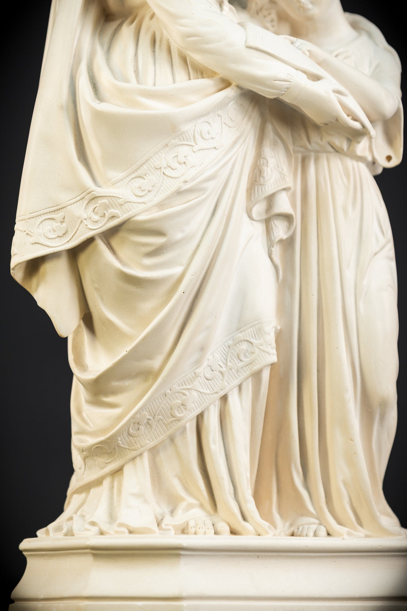 St Anne Teaching the Virgin Mary Meerschaum | 1800s Antique | 15.9"