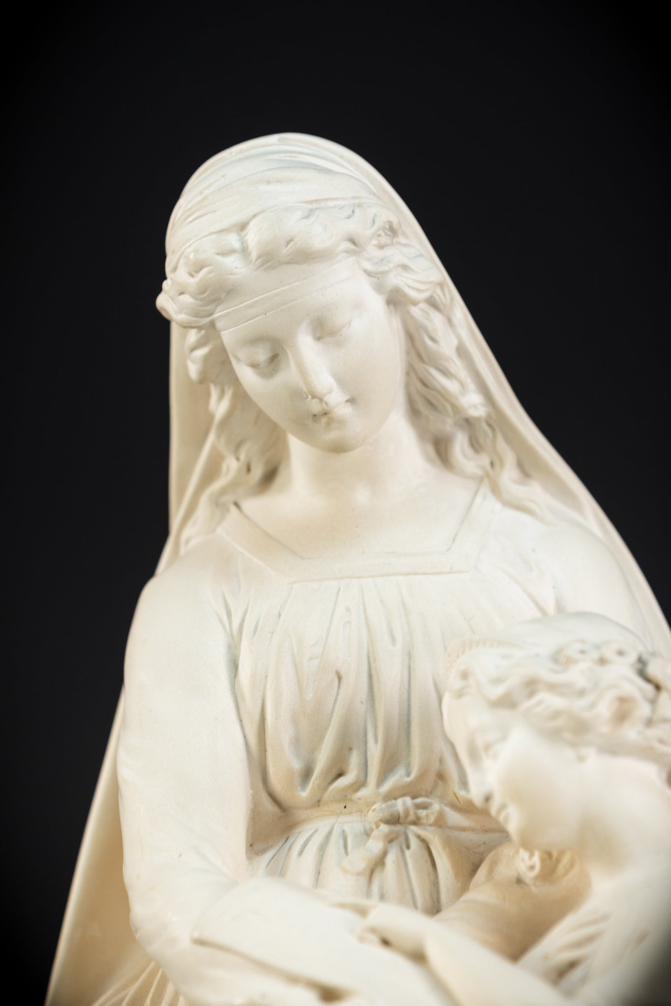 St Anne Teaching the Virgin Mary Meerschaum | 1800s Antique | 15.9"