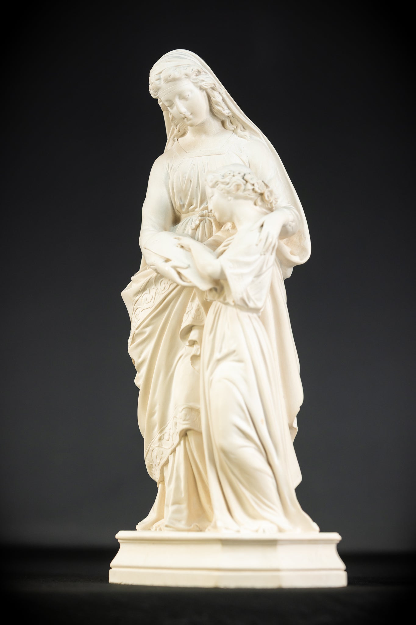 St Anne Teaching the Virgin Mary Meerschaum | 1800s Antique | 15.9"