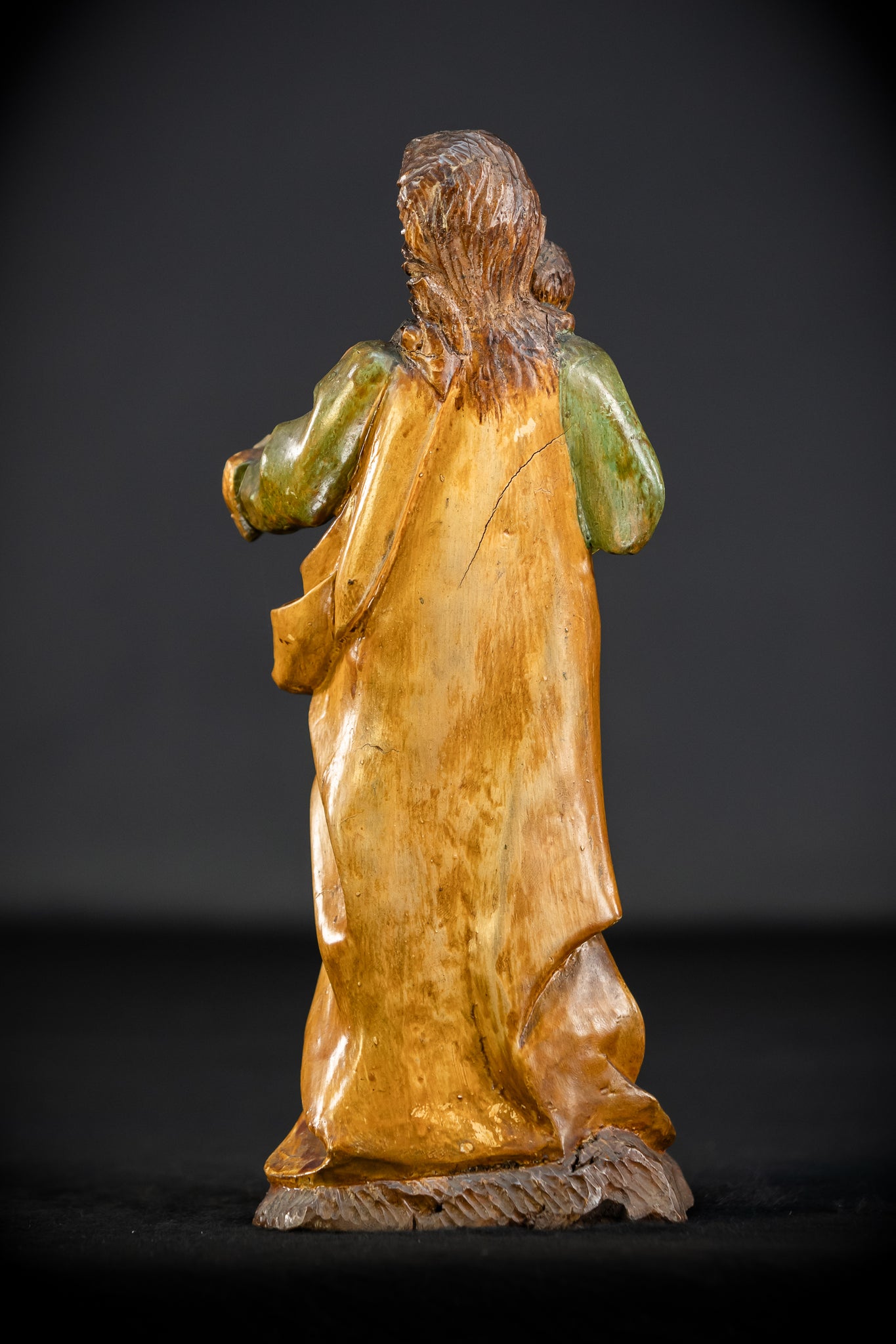 Saint Joseph with Infant Jesus | 1700s | 9.7"/ 25 cm