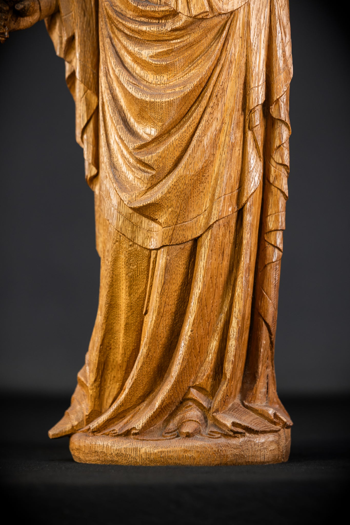 Virgin Mary Child Jesus Statue | 1800s | 20" / 51 cm