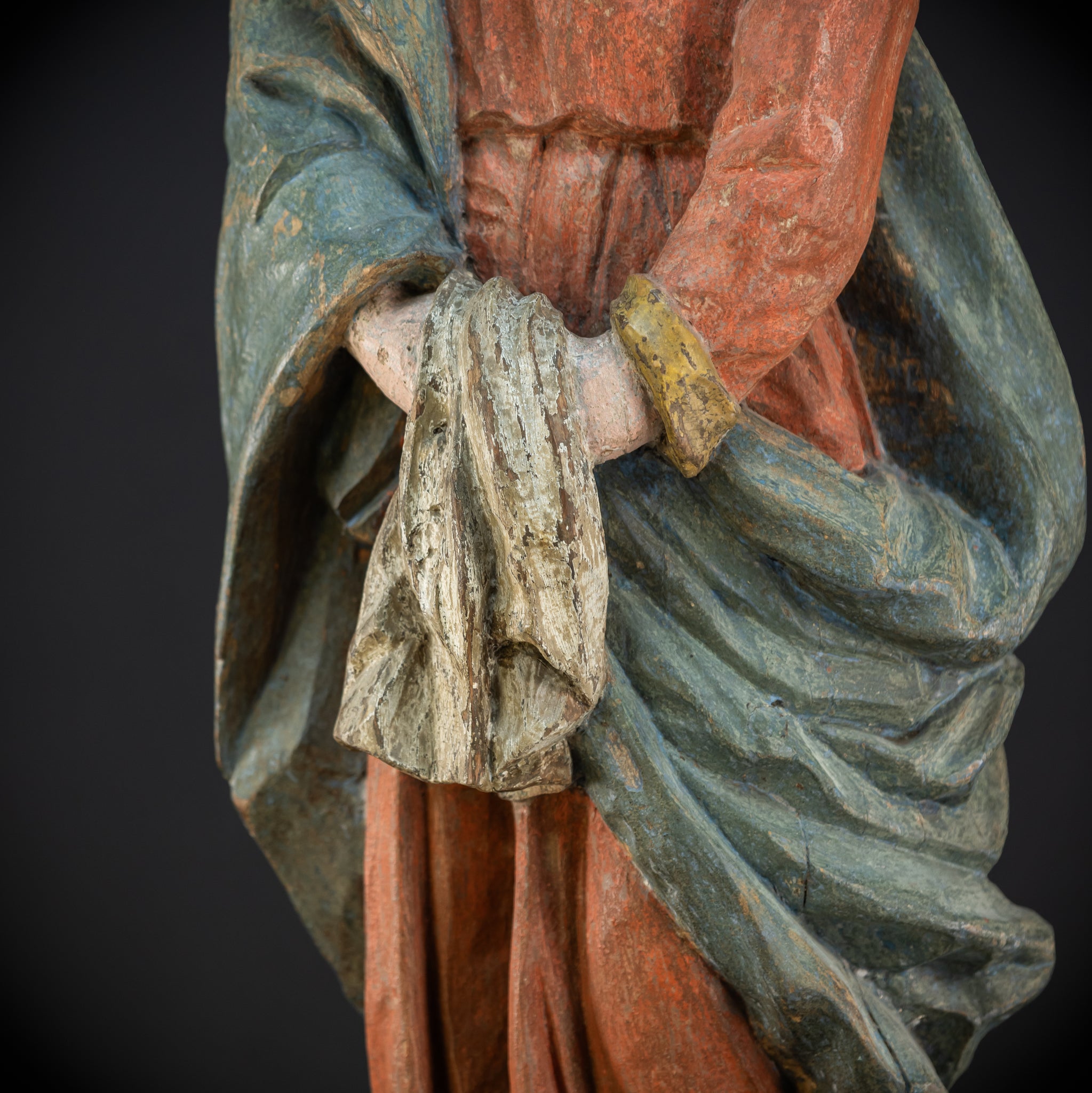 Sorrowful Virgin Mary Baroque Church | 1700s | 35.4"