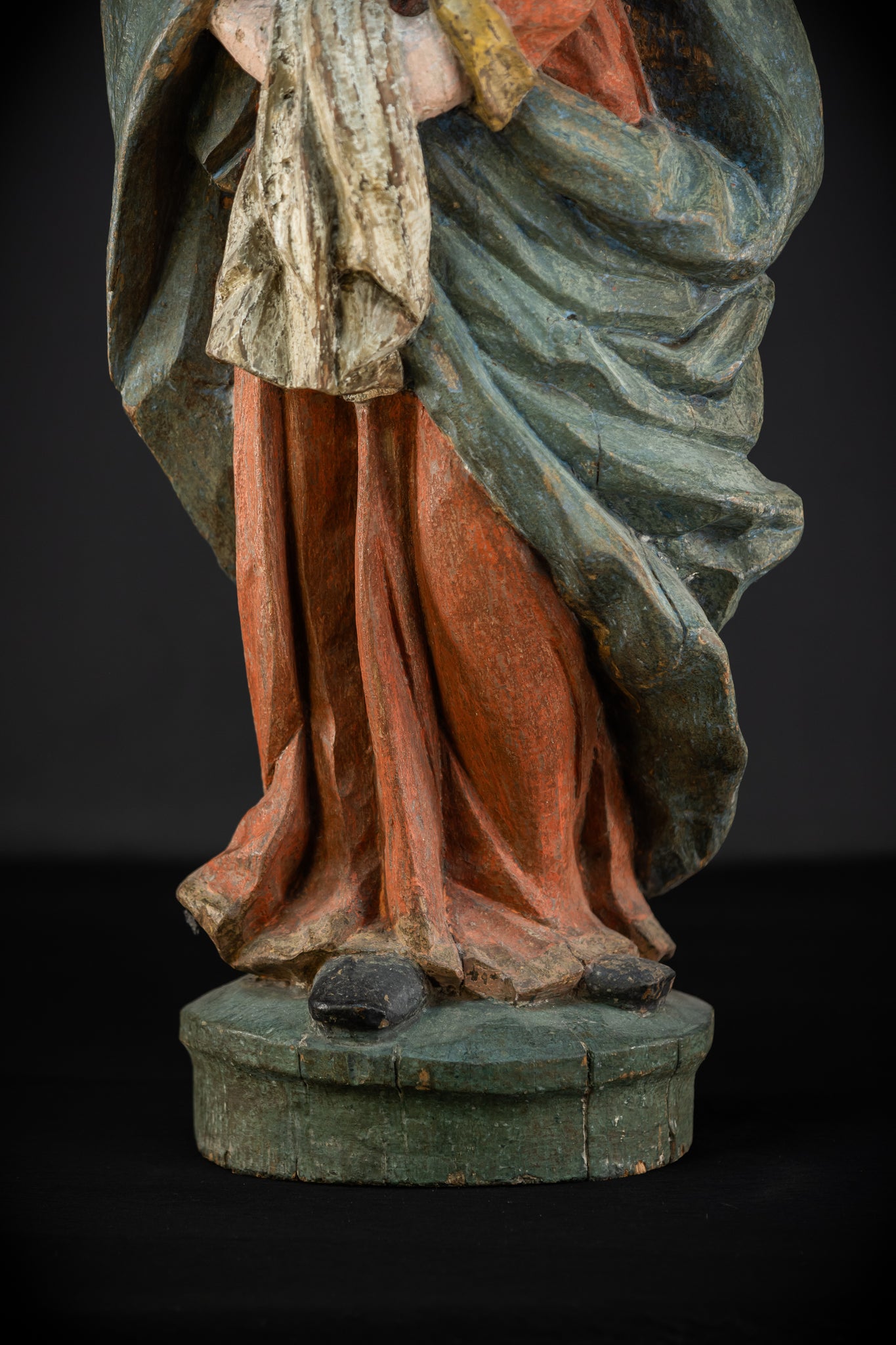 Sorrowful Virgin Mary Baroque Church | 1700s | 35.4"
