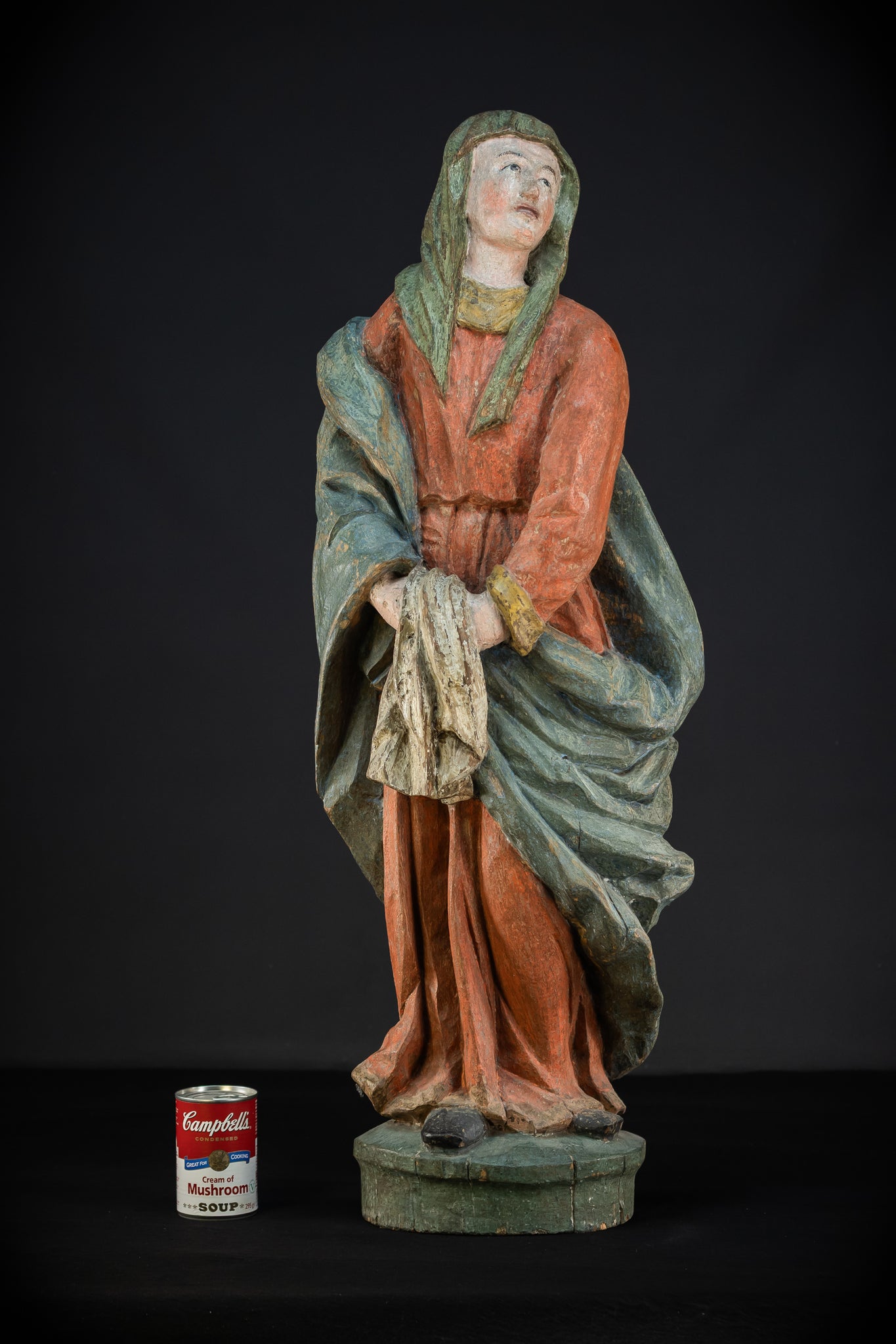 Sorrowful Virgin Mary Baroque Church | 1700s | 35.4"
