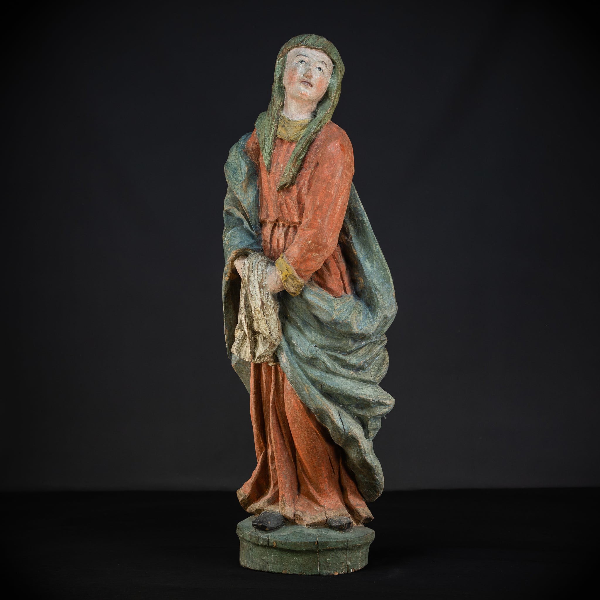 Sorrowful Virgin Mary Baroque Church | 1700s | 35.4"