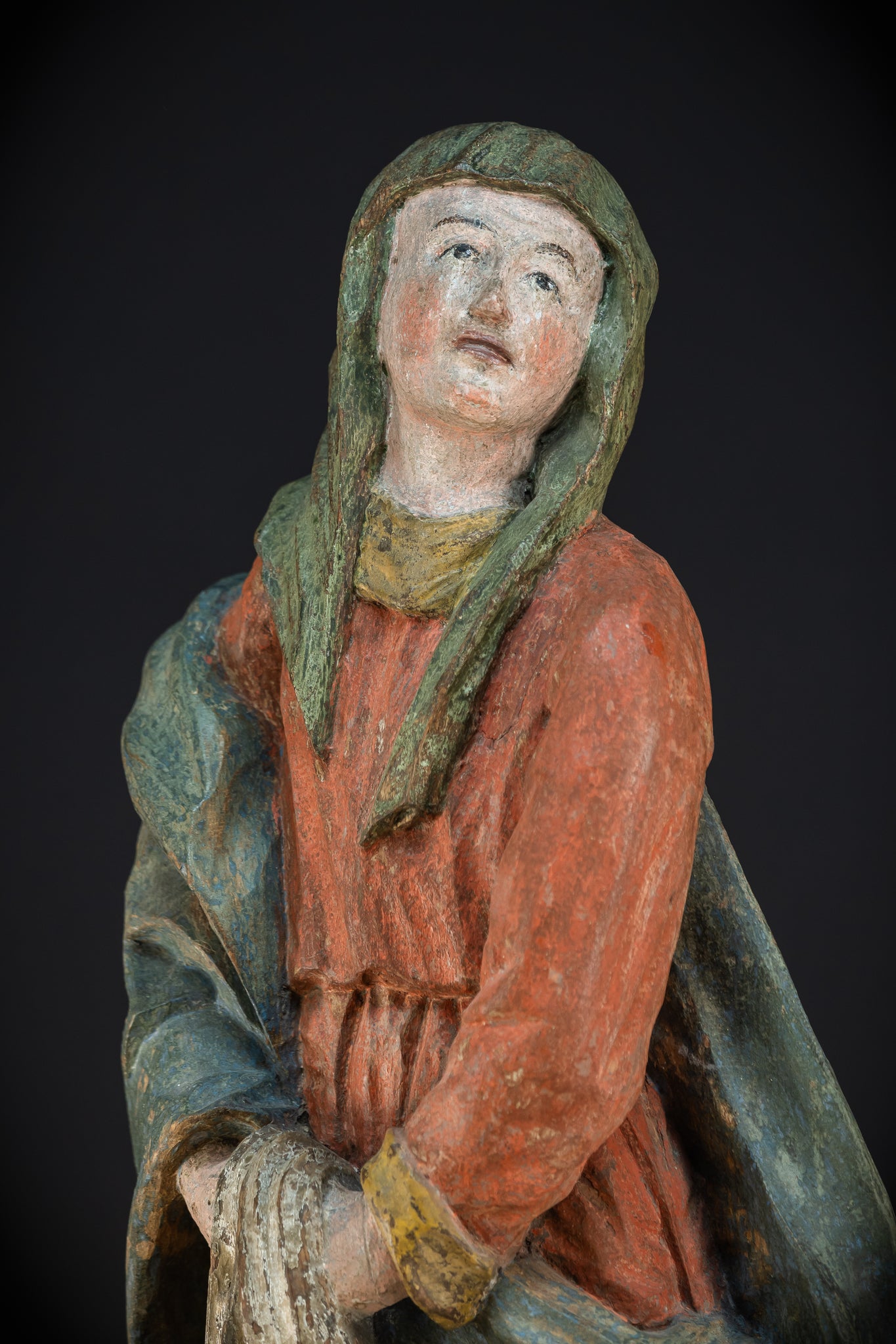 Sorrowful Virgin Mary Baroque Church | 1700s | 35.4"