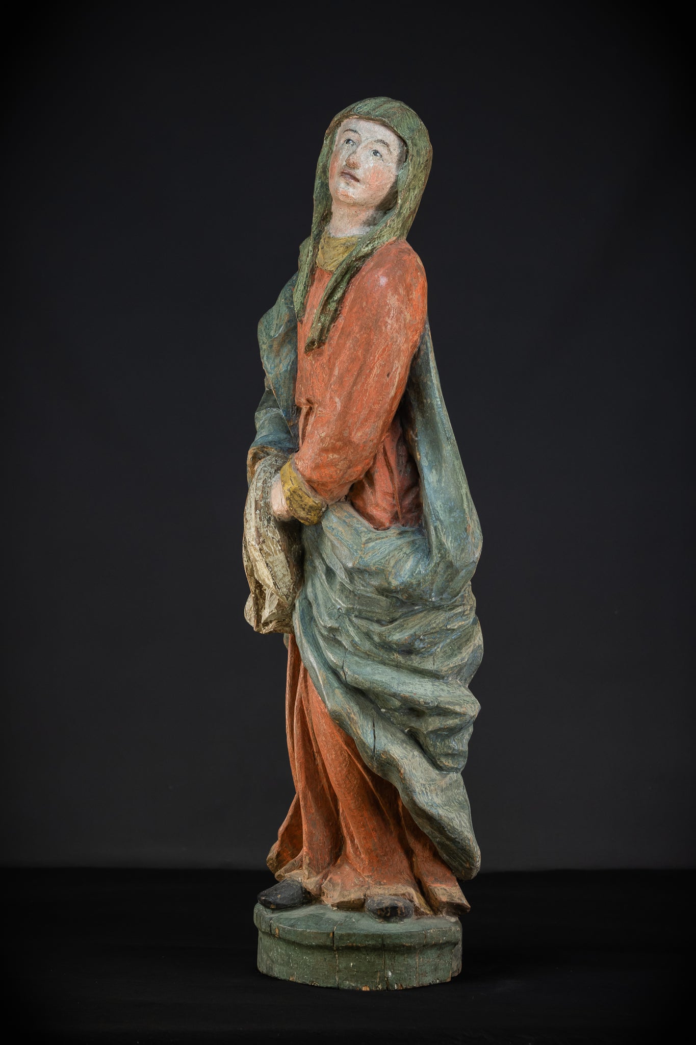 Sorrowful Virgin Mary Baroque Church | 1700s | 35.4"
