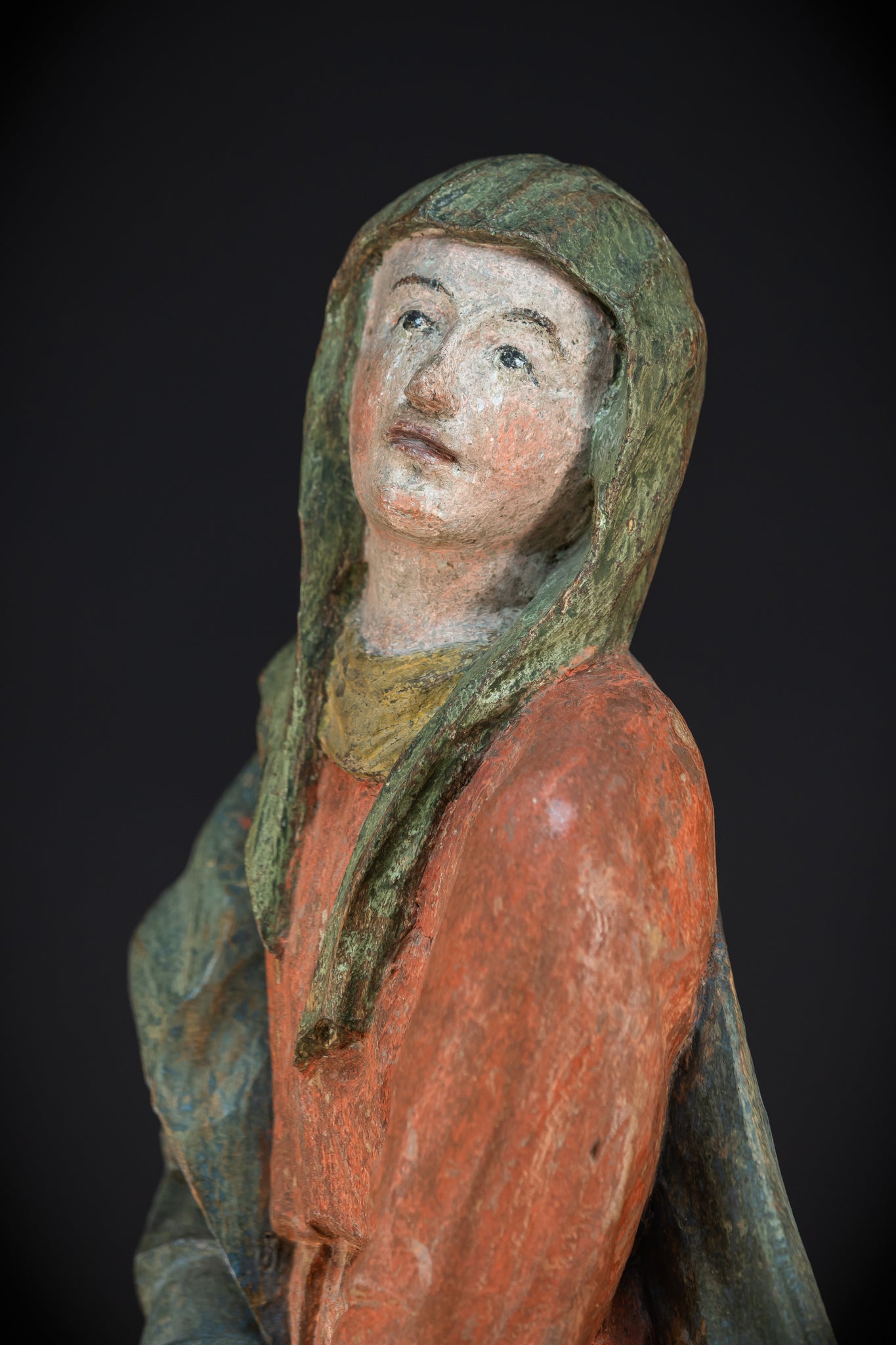 Sorrowful Virgin Mary Baroque Church | 1700s | 35.4"