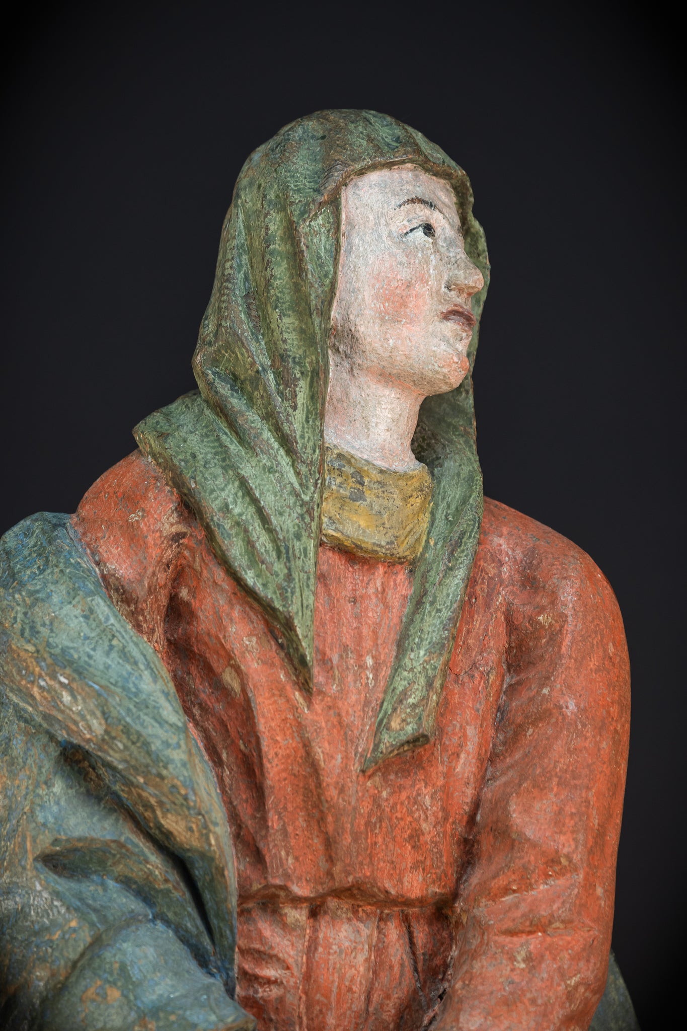 Sorrowful Virgin Mary Baroque Church | 1700s | 35.4"