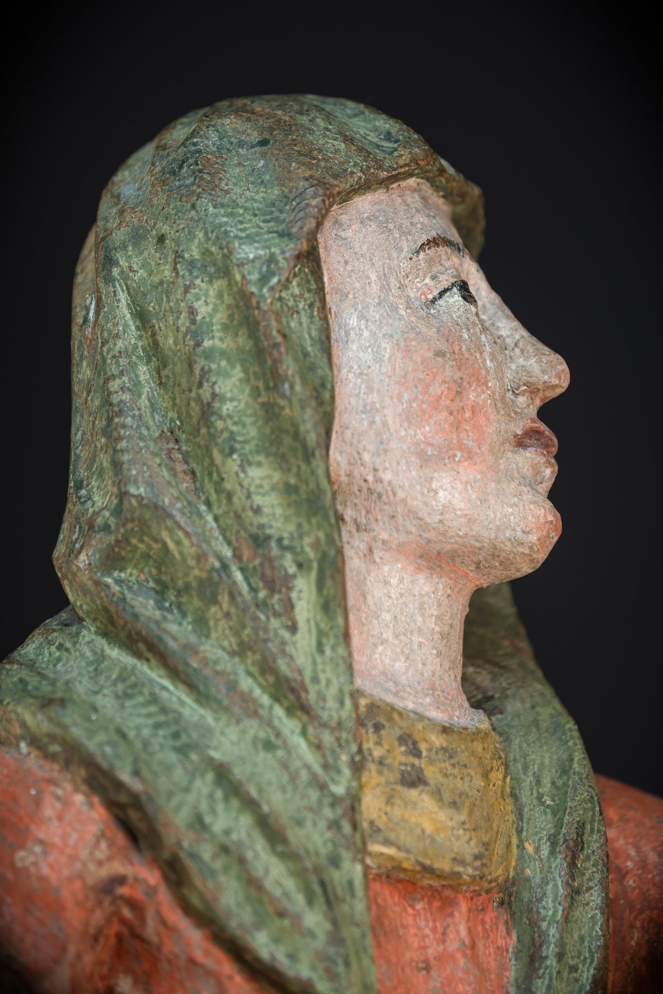 Sorrowful Virgin Mary Baroque Church | 1700s | 35.4"