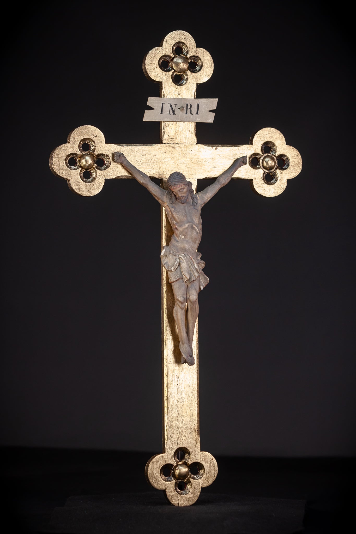 Wall Crucifix | 1800s Antique | 24"/ 61 cm