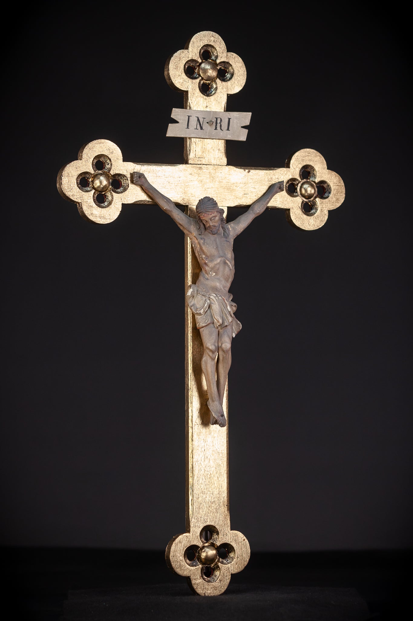 Wall Crucifix | 1800s Antique | 24"/ 61 cm