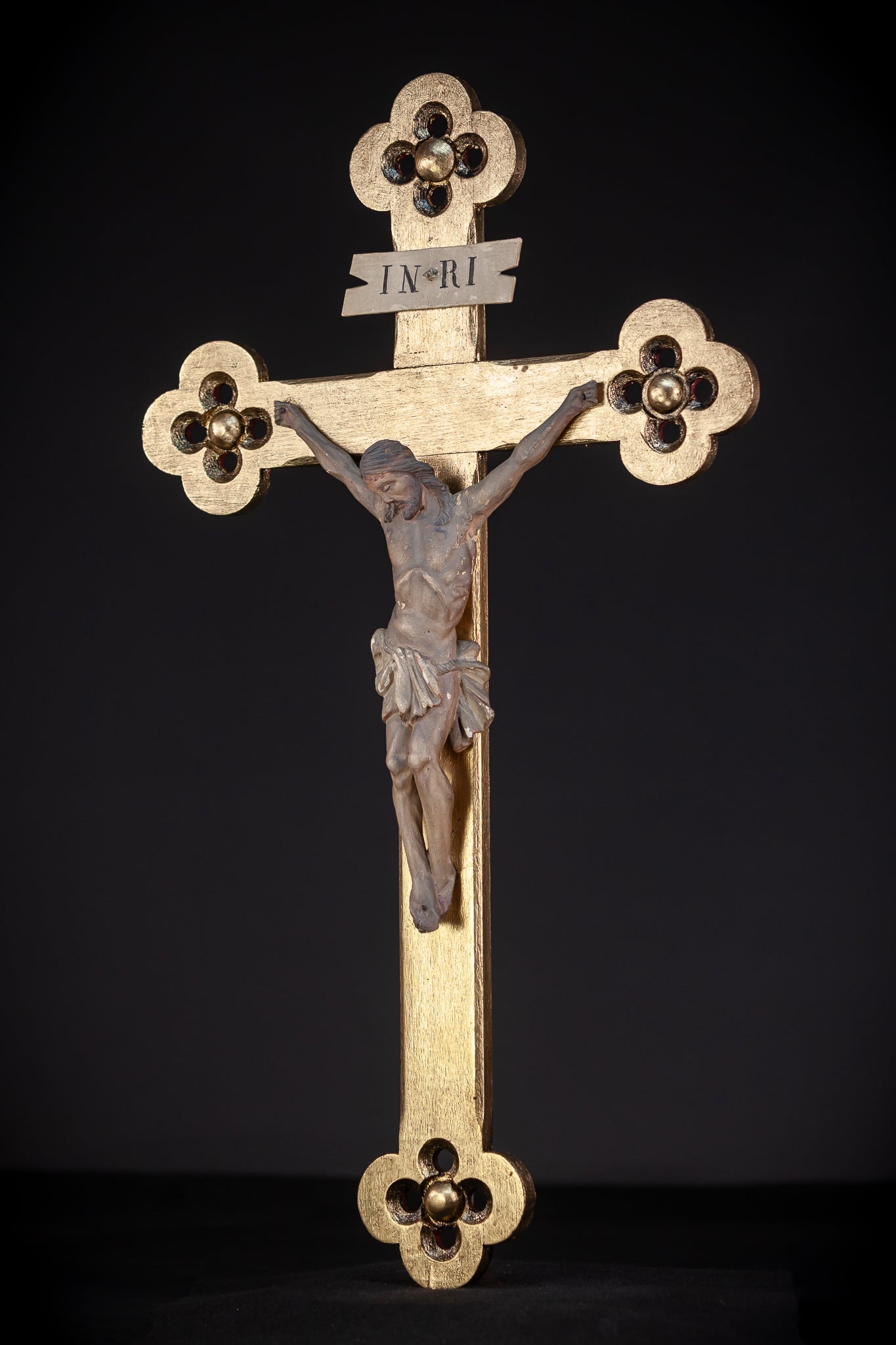 Wall Crucifix | 1800s Antique | 24"/ 61 cm