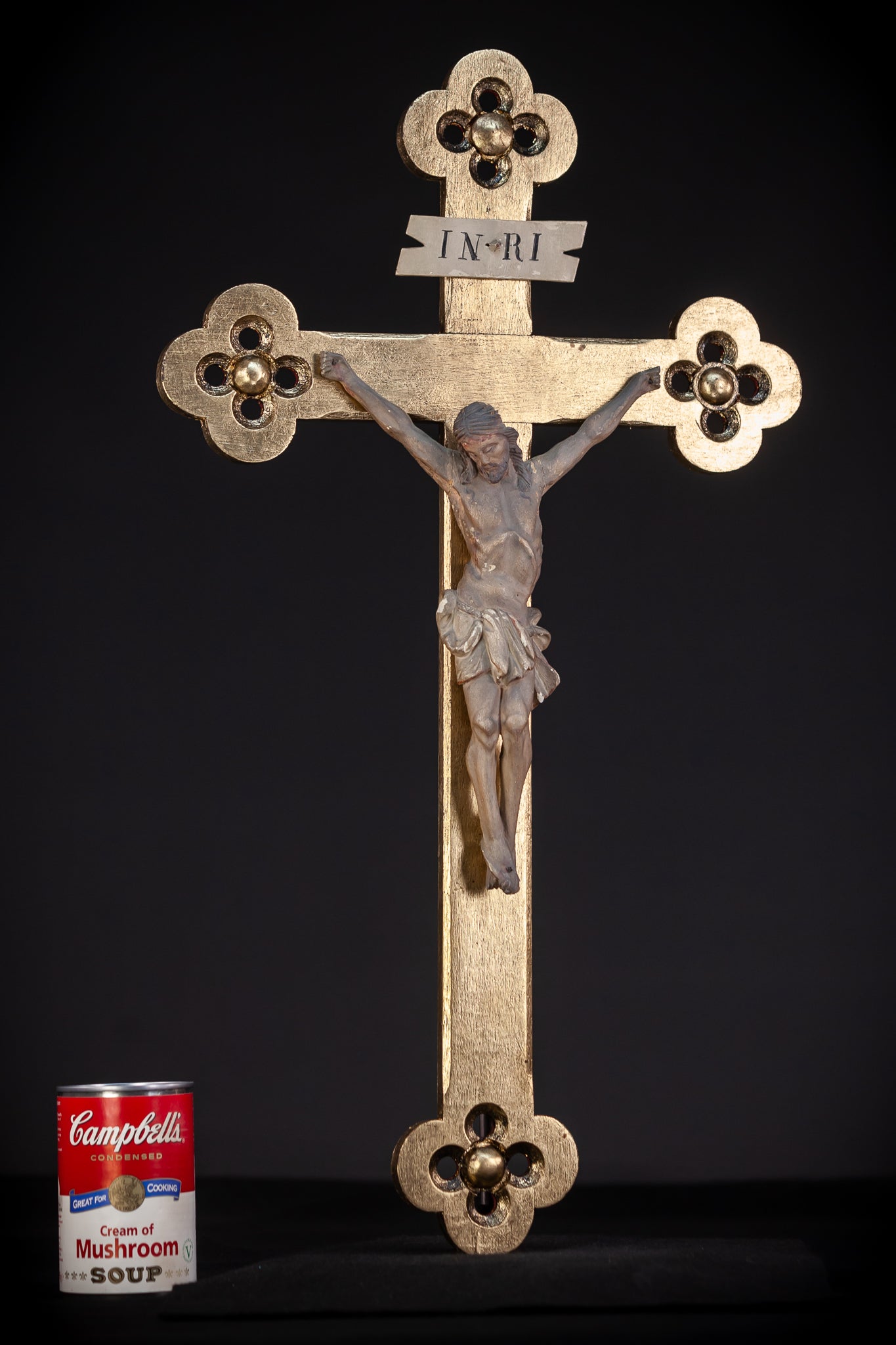 Wall Crucifix | 1800s Antique | 24"/ 61 cm