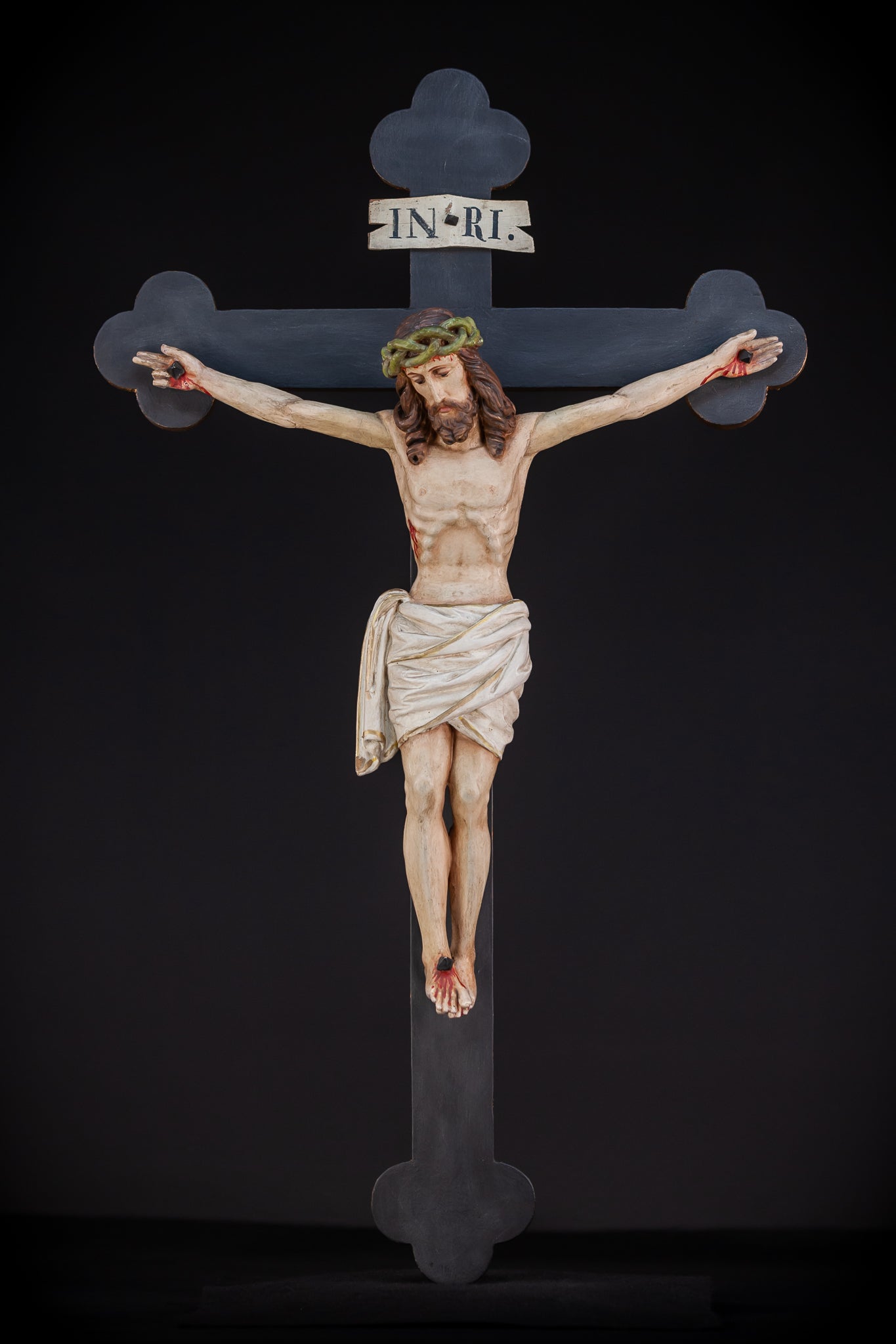 Wall Crucifix | 1900s Antique | 30"/ 76 cm
