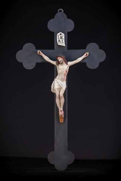 Wall Crucifix | 1900s Antique | 23.8"/ 60.5 cm