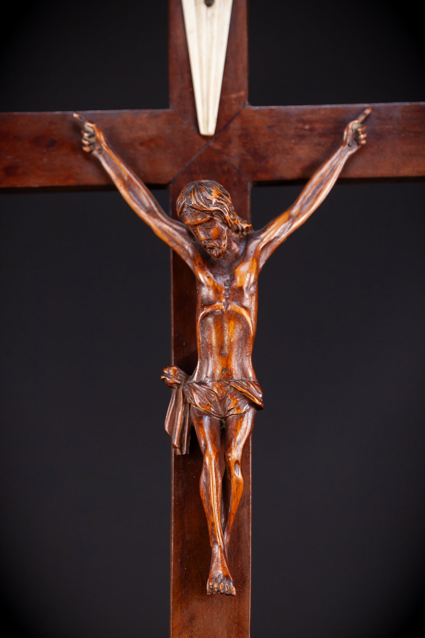 Altar Crucifix | 1800s Jesus Christ 27.4"