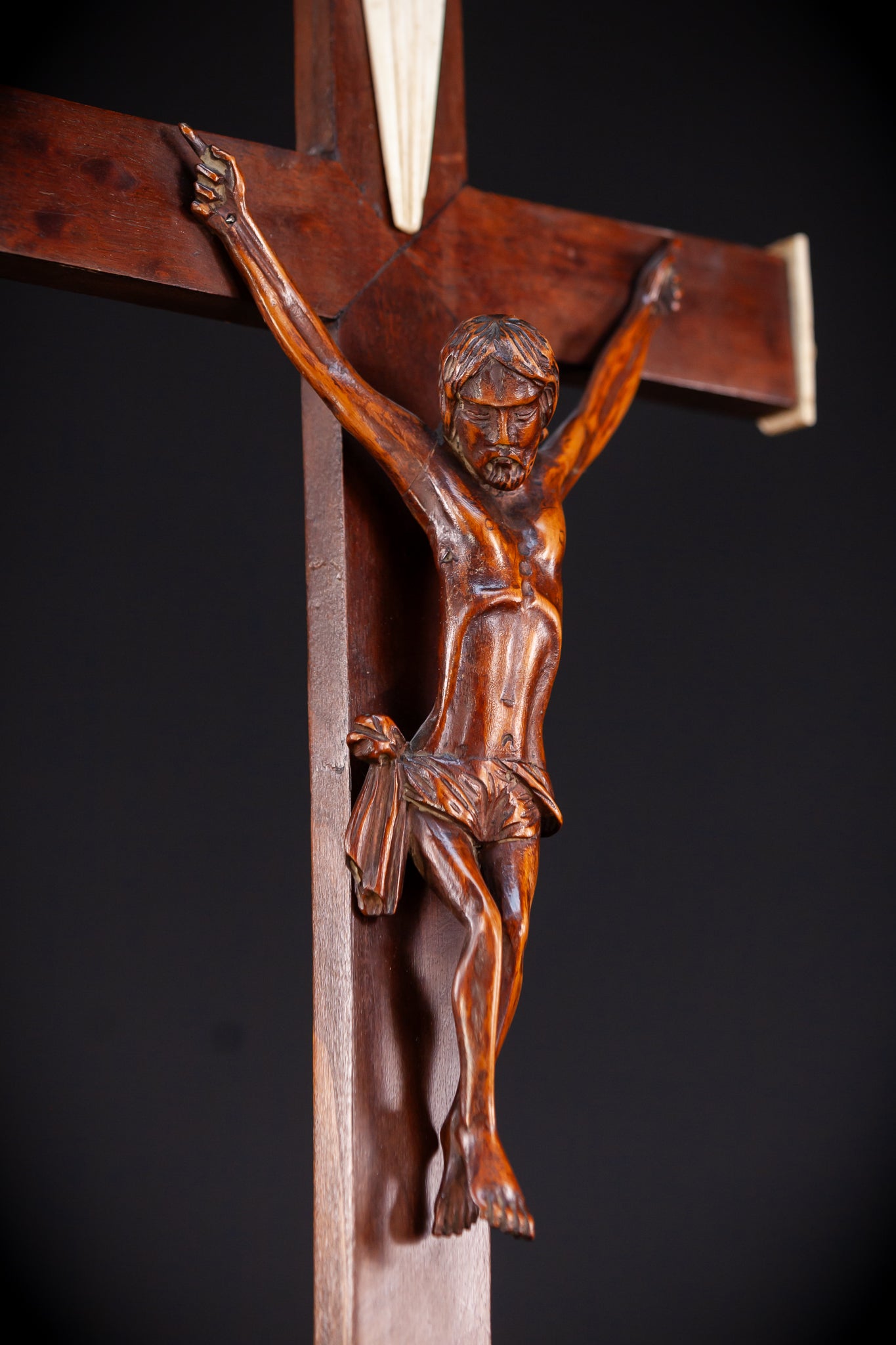 Altar Crucifix | 1800s Jesus Christ 27.4"