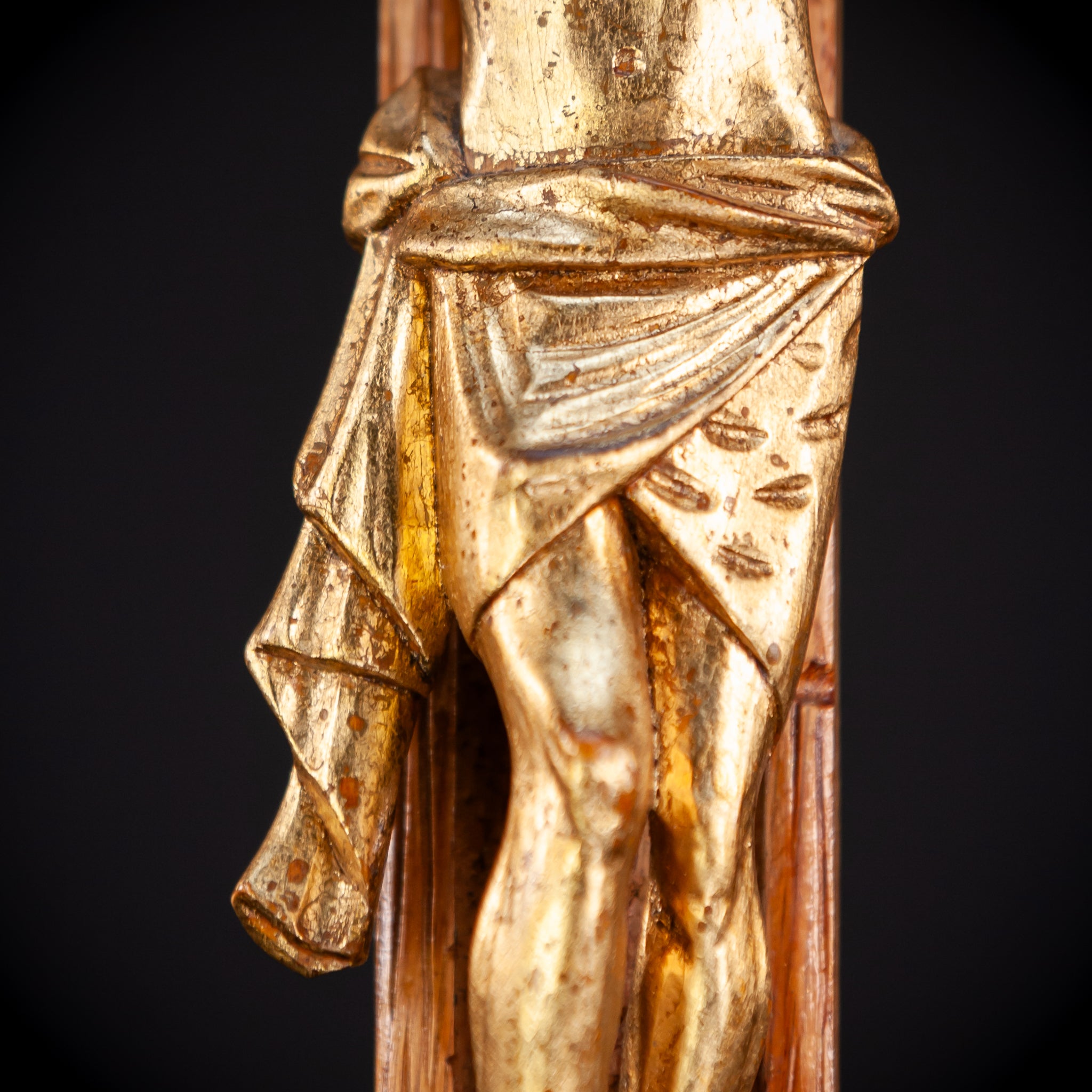 Altar Crucifix with Wood Carved Corpus Christi | 22.8" / 58 cm