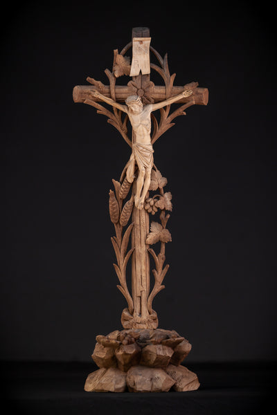 Altar Crucifix | 1800s Antique | 27" / 68.5 cm