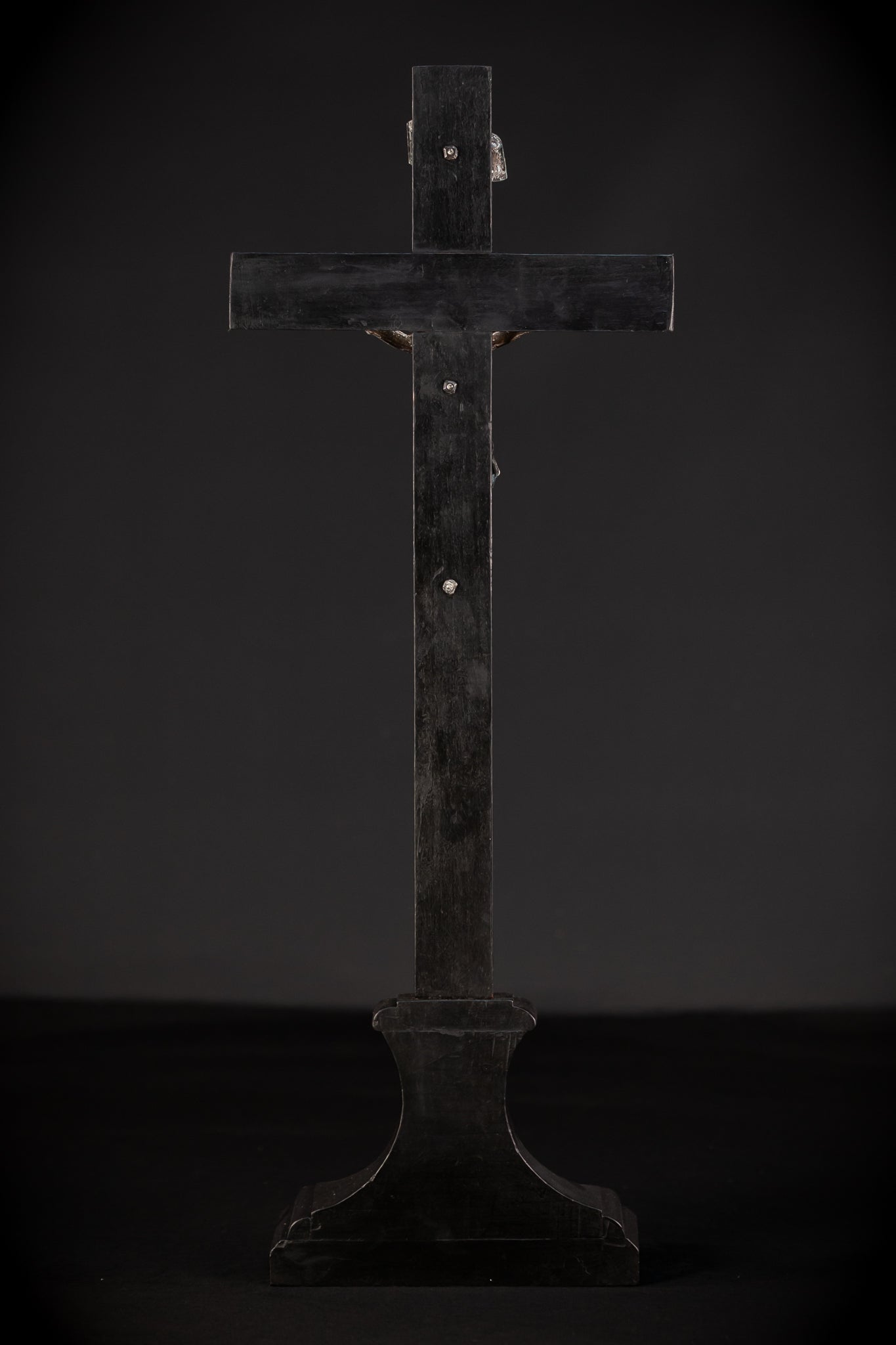 Altar Crucifix | Solid Silver Corpus Christi | 1800s | 25" / 63.5 cm