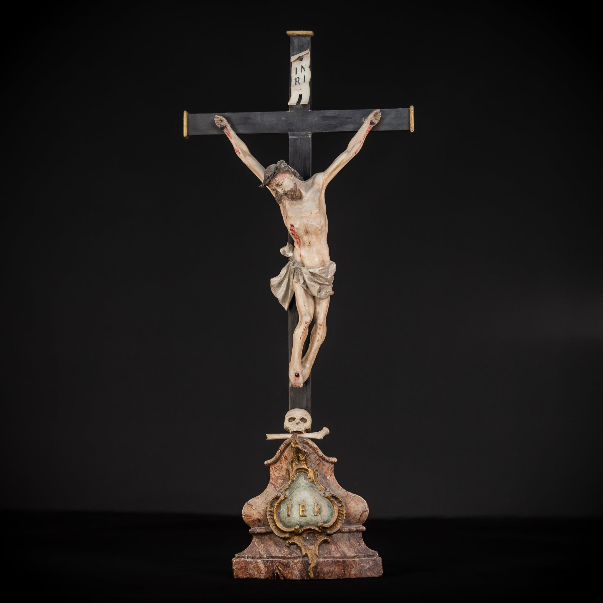 RESERVED for Greg: Altar Crucifix | 1700s Baroque | 26" / 66 cm