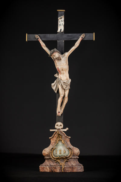 Altar Crucifix | 1700s Baroque 26"