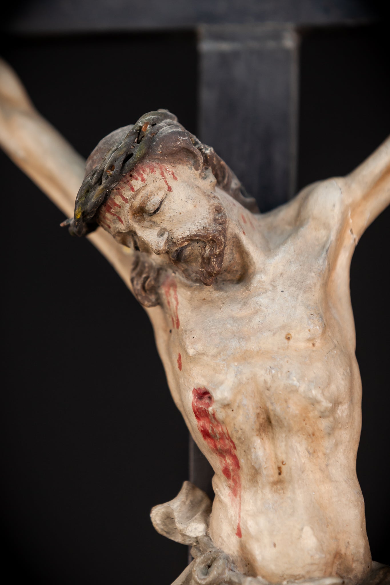 RESERVED for Greg: Altar Crucifix | 1700s Baroque | 26" / 66 cm