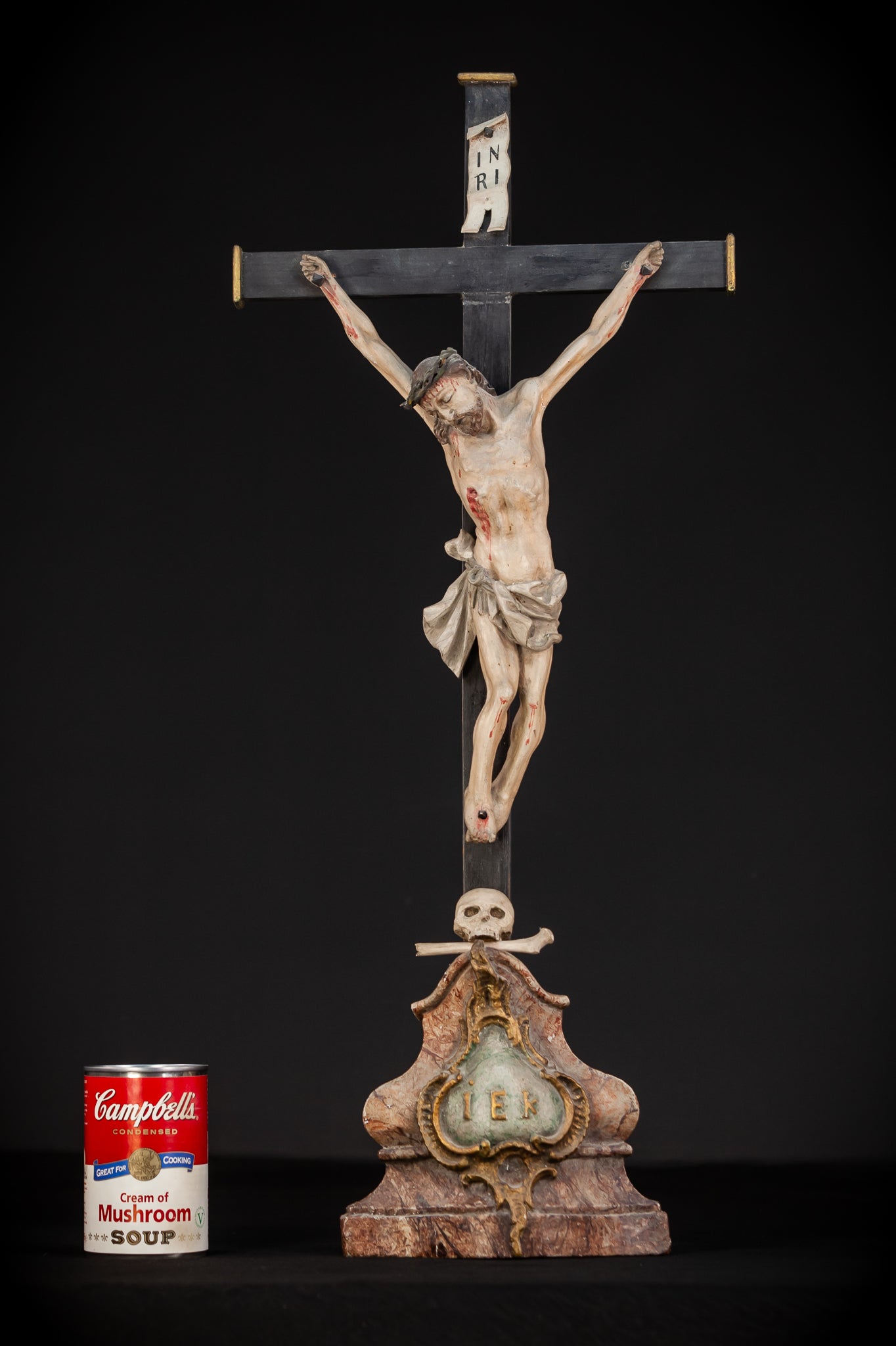 RESERVED for Greg: Altar Crucifix | 1700s Baroque | 26" / 66 cm