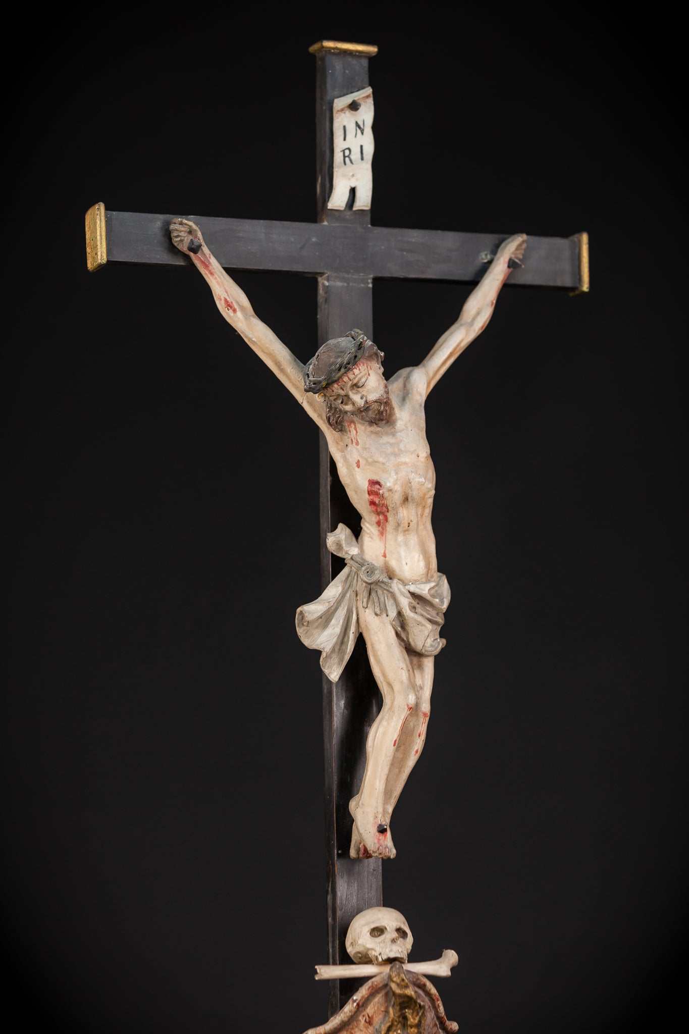 RESERVED for Greg: Altar Crucifix | 1700s Baroque | 26" / 66 cm