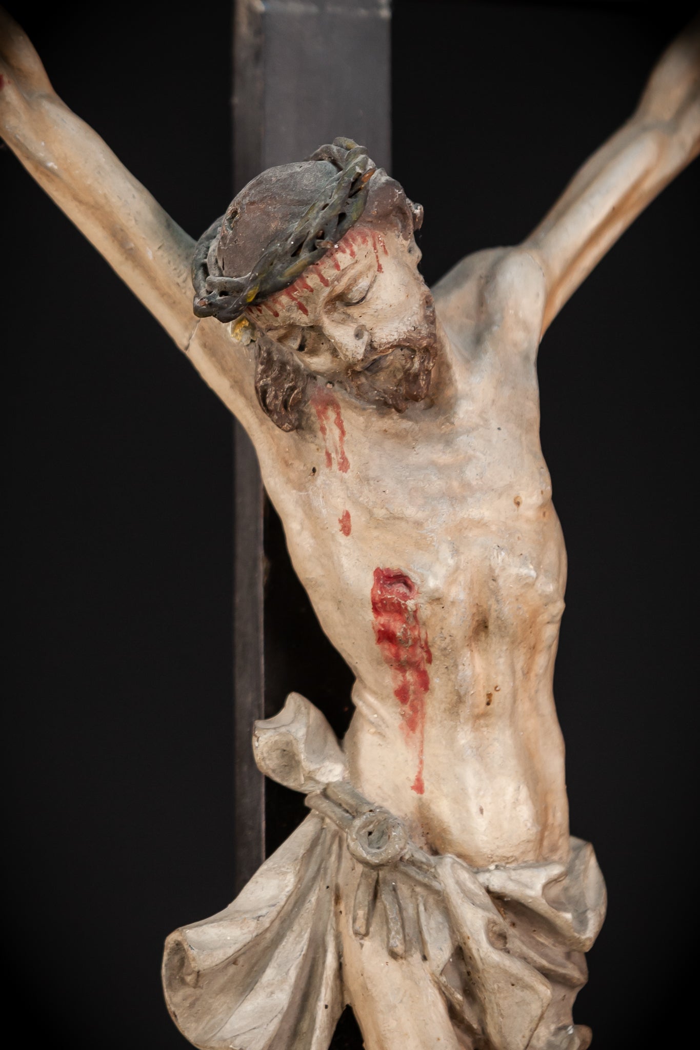 RESERVED for Greg: Altar Crucifix | 1700s Baroque | 26" / 66 cm