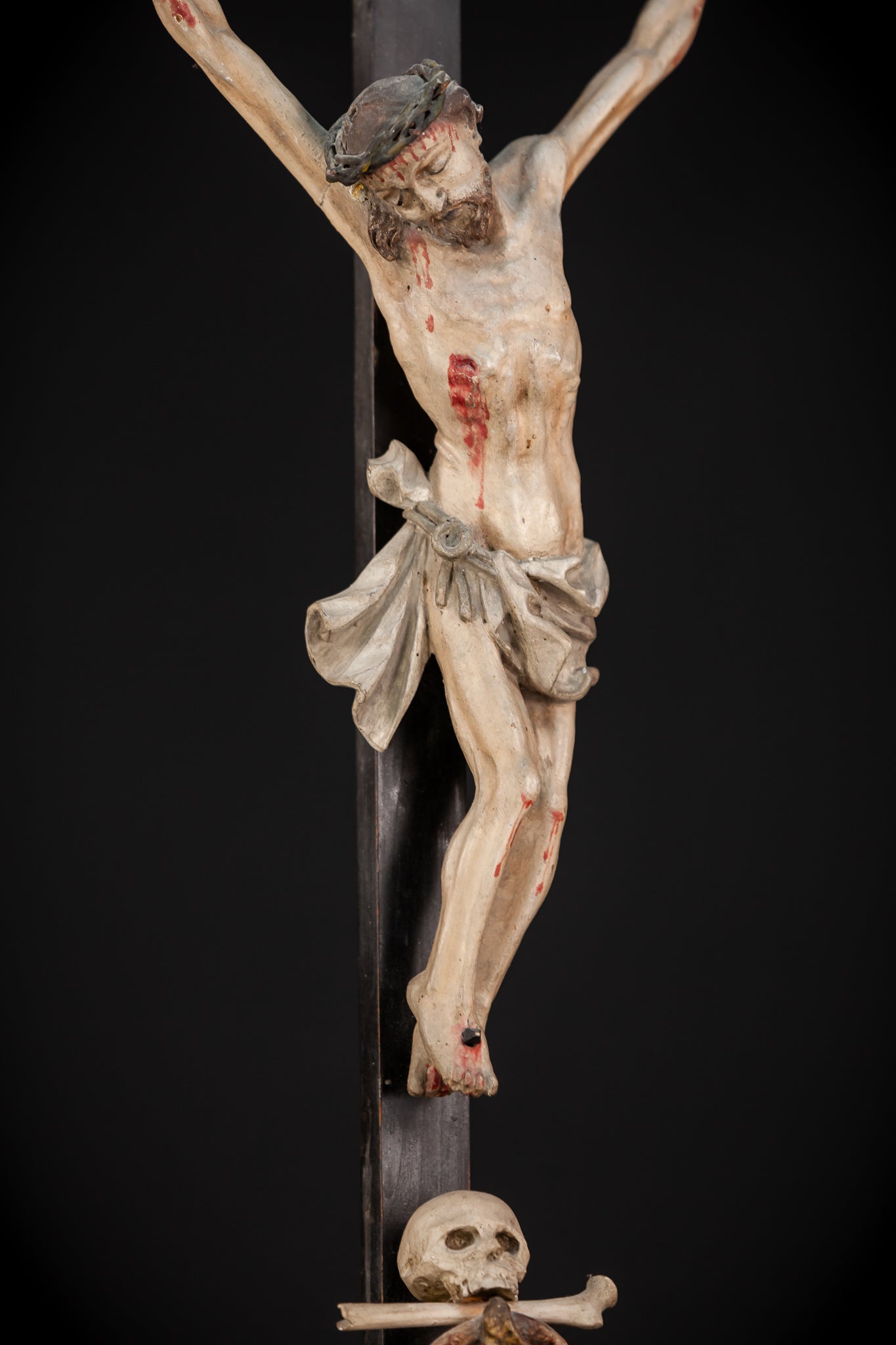 RESERVED for Greg: Altar Crucifix | 1700s Baroque | 26" / 66 cm