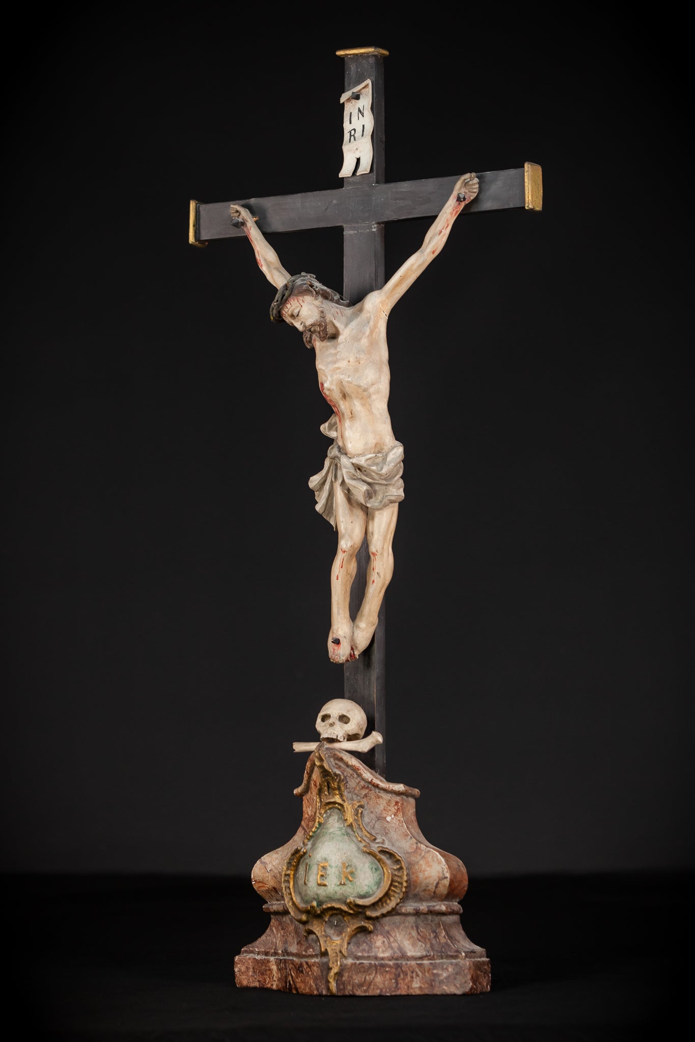 RESERVED for Greg: Altar Crucifix | 1700s Baroque | 26" / 66 cm